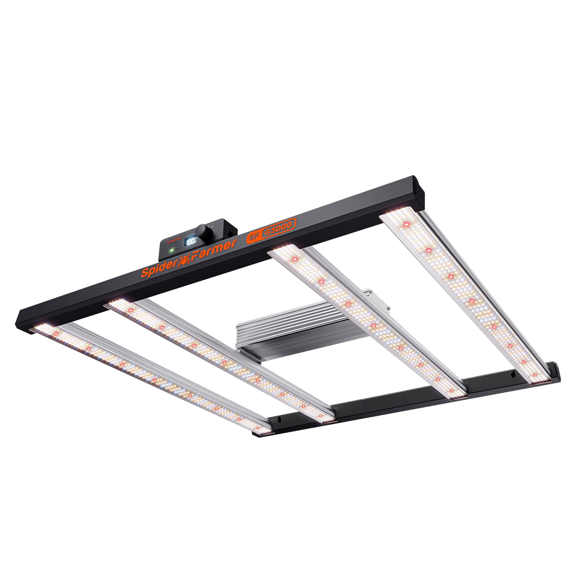 Spider Farmer G3000 Cost-Effective LED Grow Lights 300W, 3x3ft Coverage Full Spectrum Dimmable Bar Style Growing Lamp for Indoor Plants, 2025 2025 Upgraded App Remote Control