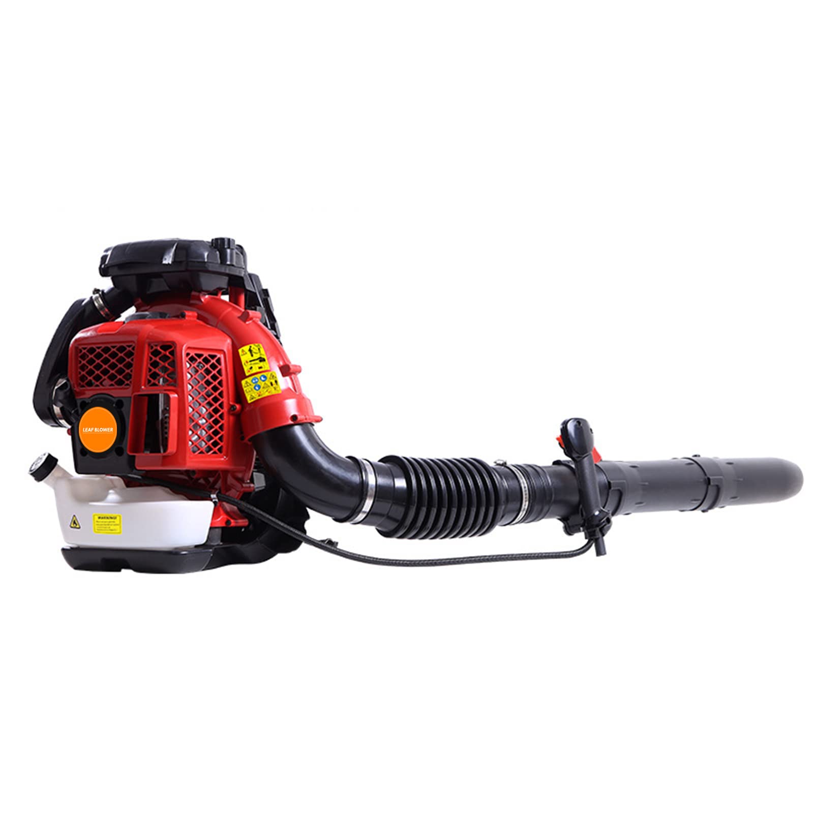ZTGD 80CC Gas Powered Backpack Leaf Blower 900CFM, Powerful 206MPH Extreme Duty 2-Cycle Petrol Powered Leaf blowers for Lawn/Garden Care Yard Snow/Grass Blowing Dust Debris from US Red