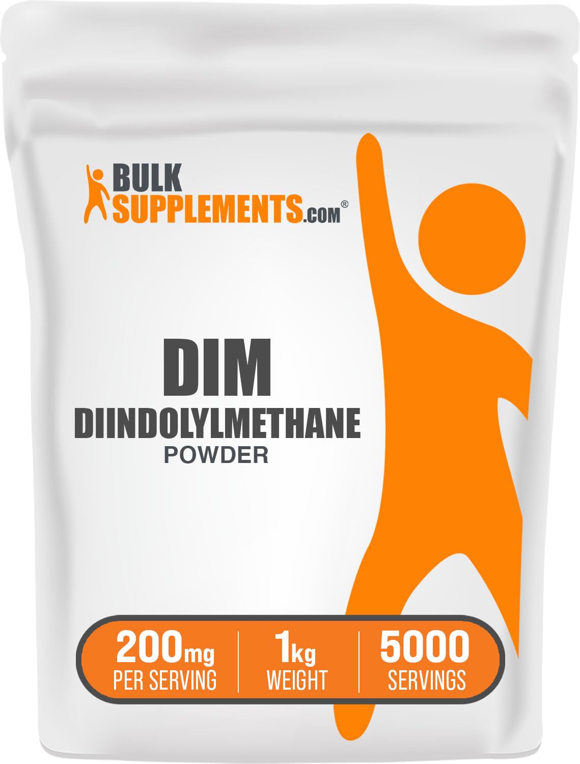 BulkSupplements.com DIM Powder (Diindolylmethane) - DIM Supplement for Liver Support - Gluten Free, Soy Free Powder - 200mg per Serving (5 Kilograms - 11 lbs)