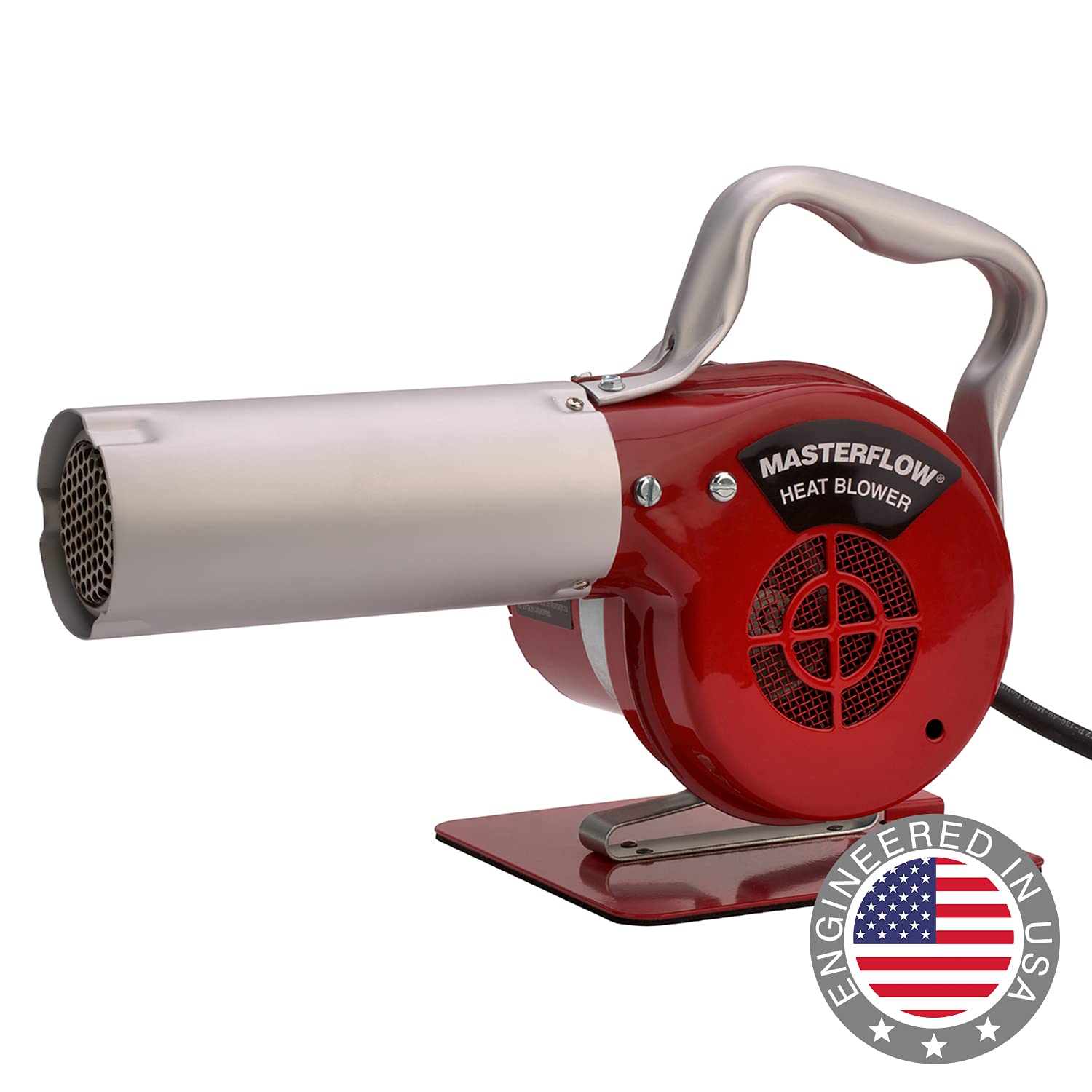 Master Appliance AH-501 Masterflow Heat Blower, 500 Degree Fahrenheit, 120V, 160 Watts, 47 CFM Airflow Heat Gun, Adjustable Stand, Quiet Brushless Motor, Assembled in USA