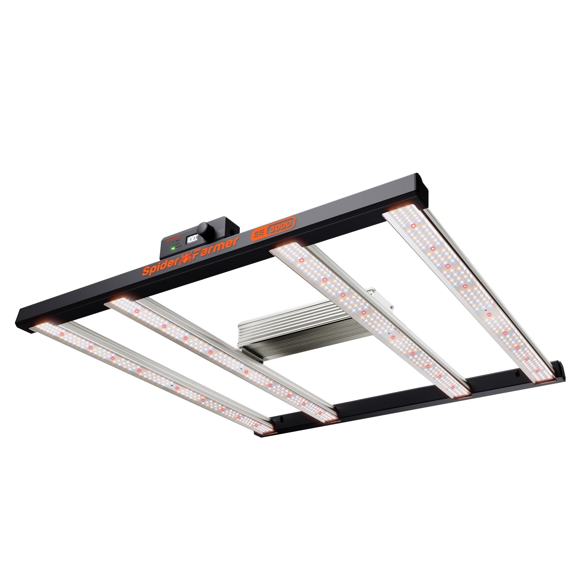 Spider Farmer SE3000 LED Grow Lights 300W, Samsung LM301H EVO Diodes, 2025 Upgraded Remote App Control, 3x3ft Coverage Bar Style Grow Light, Full Spectrum Dimmable Grow Lamp for Indoor Plants