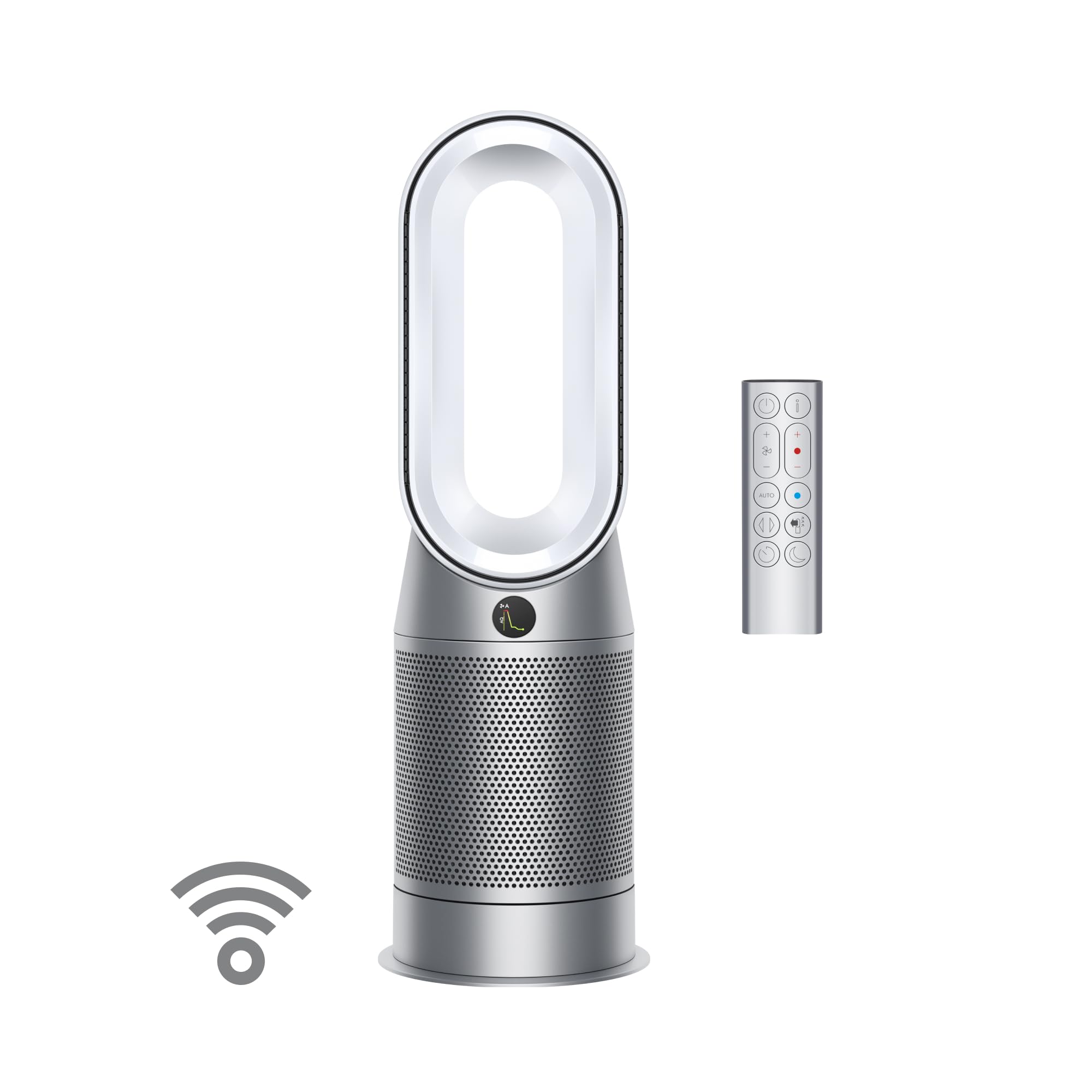 Dyson Purifier Hot+Cool™ HP07 Air Purifier, Heater, and Fan - White/Silver, Large