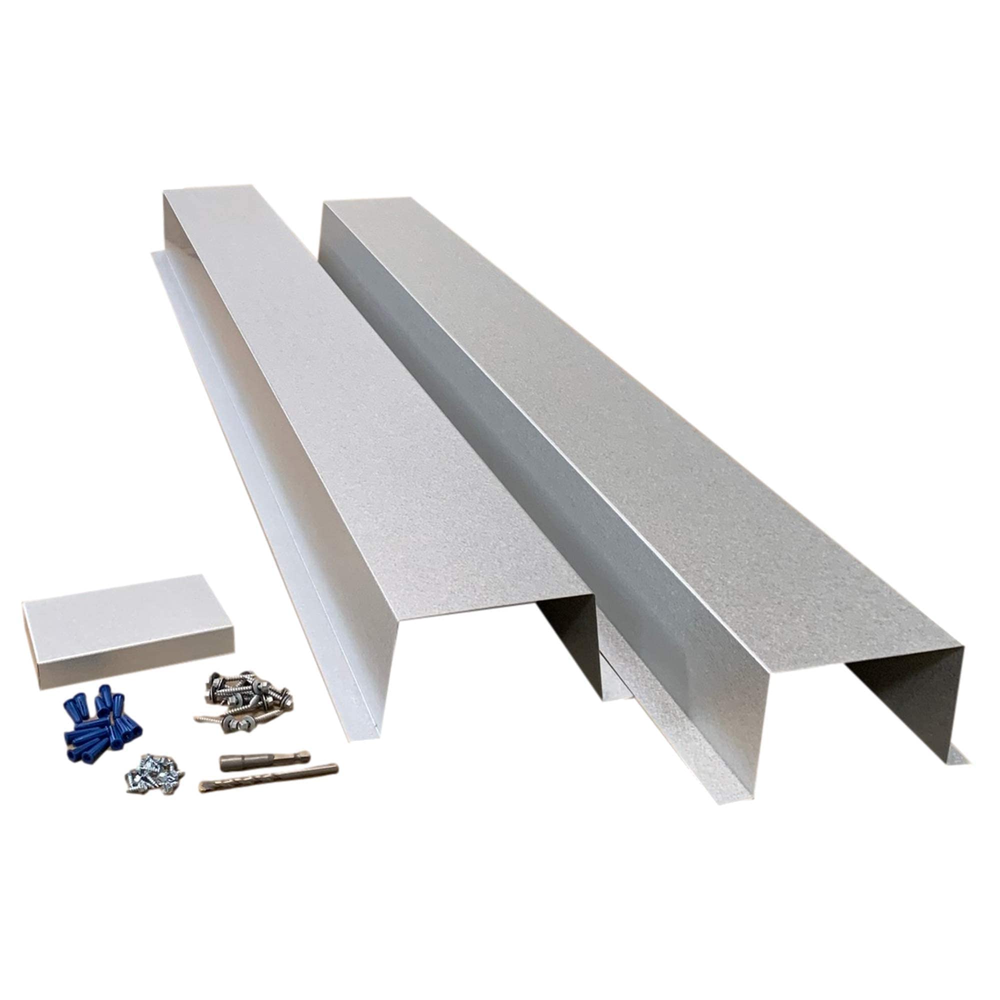 EAGLE 1 Metal Line Set Cover Kit for Mini Split and Central Air Conditioner & Heat Pump (Multiple Sizes and Colors) (6x6, Galvalume)