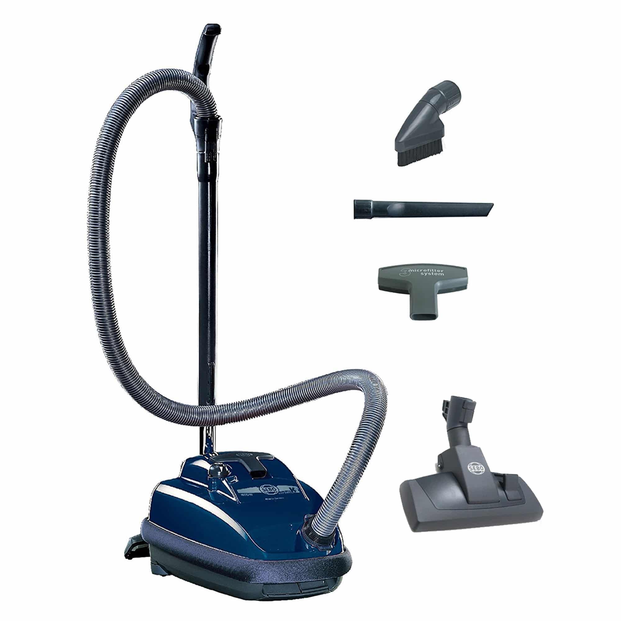 Sebo Vacuums 9679AM Airbelt K2 Kombi Canister Vacuum, Dark Blue - Corded