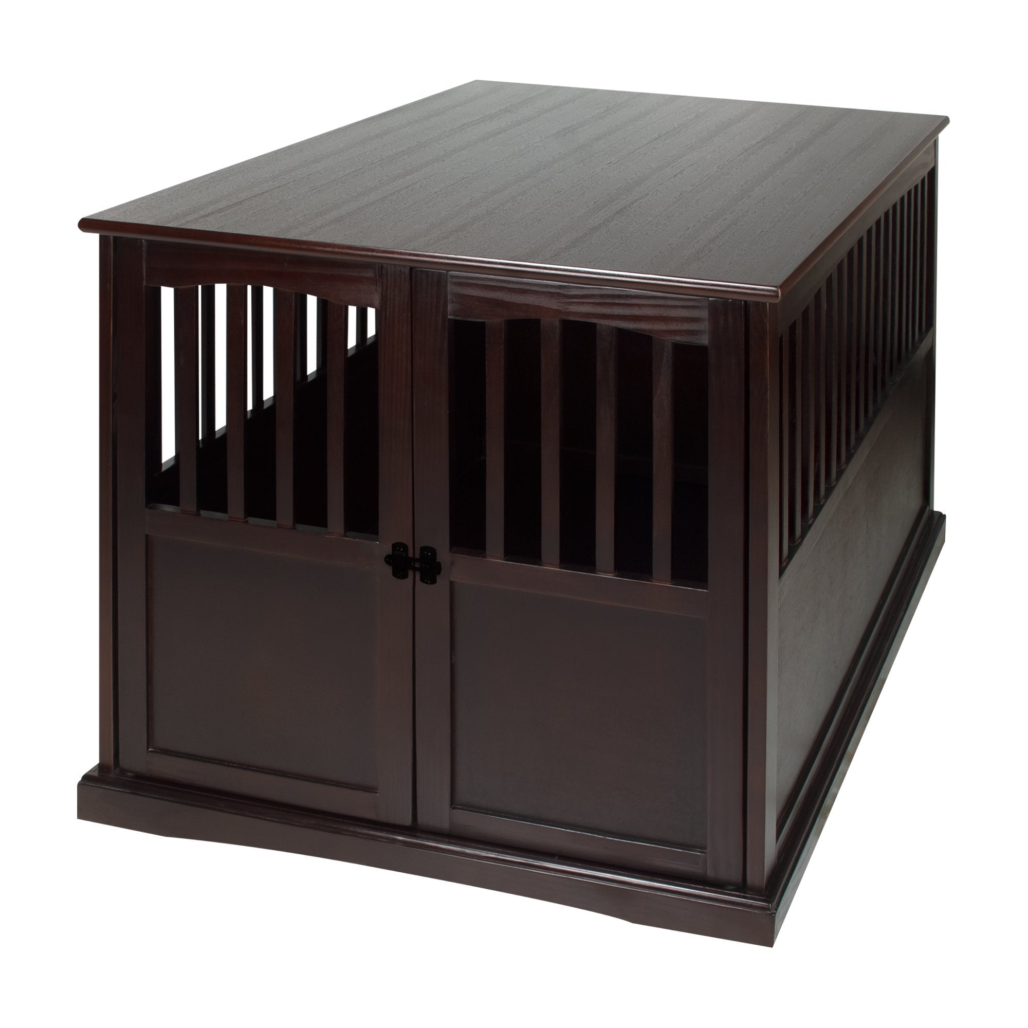 Casual Home Wooden Pet Crate, End Table, Extra Large, New Espresso
