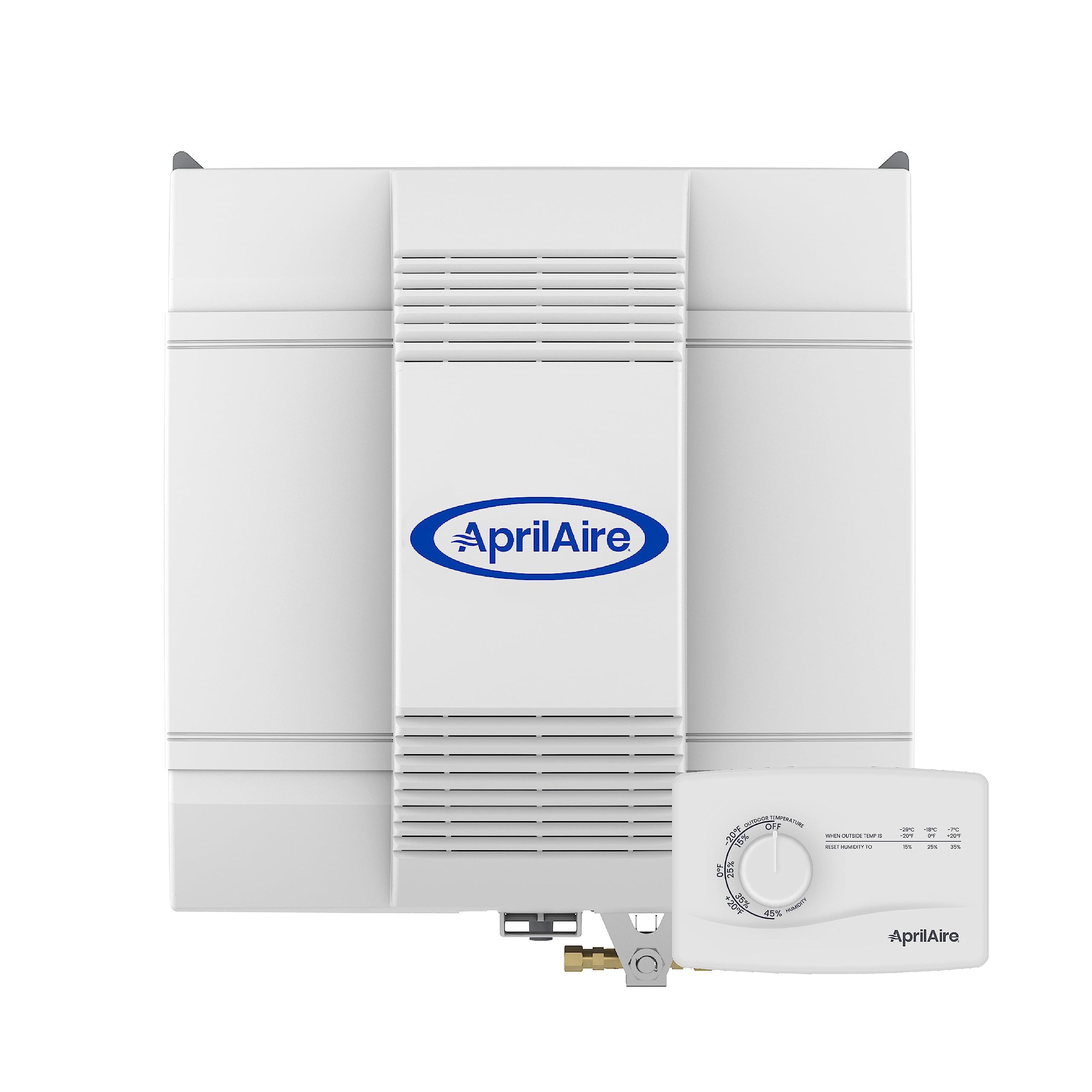 Aprilaire 700M Whole Home Humidifier, Manual Fan Powered Furnace Humidifier, Large Capacity Whole House Humidifier for Homes up to 4,200 Sq. Ft., white