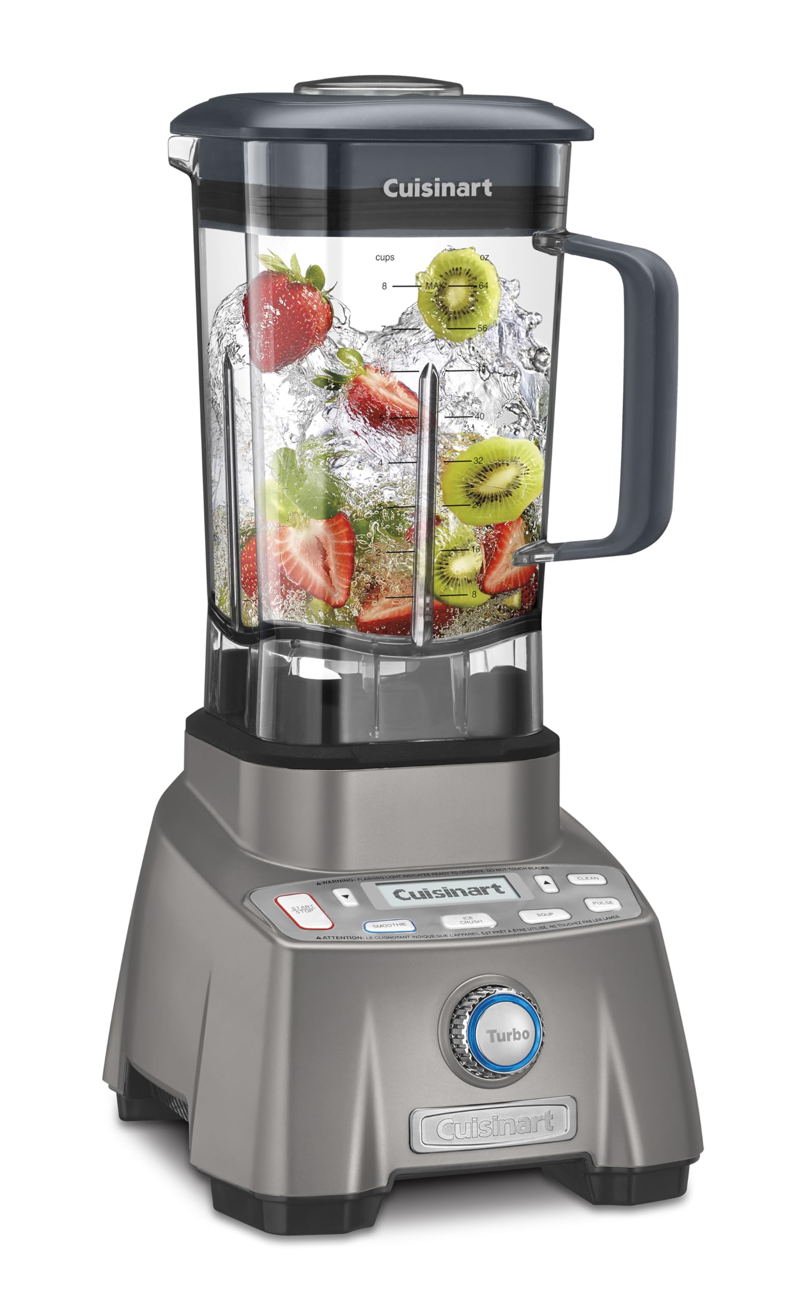 Cuisinart Blender for-Shakes, Smoothies & More, 3.5 Peak Hurricane Pro Blender, Gunmetal, CBT-2000