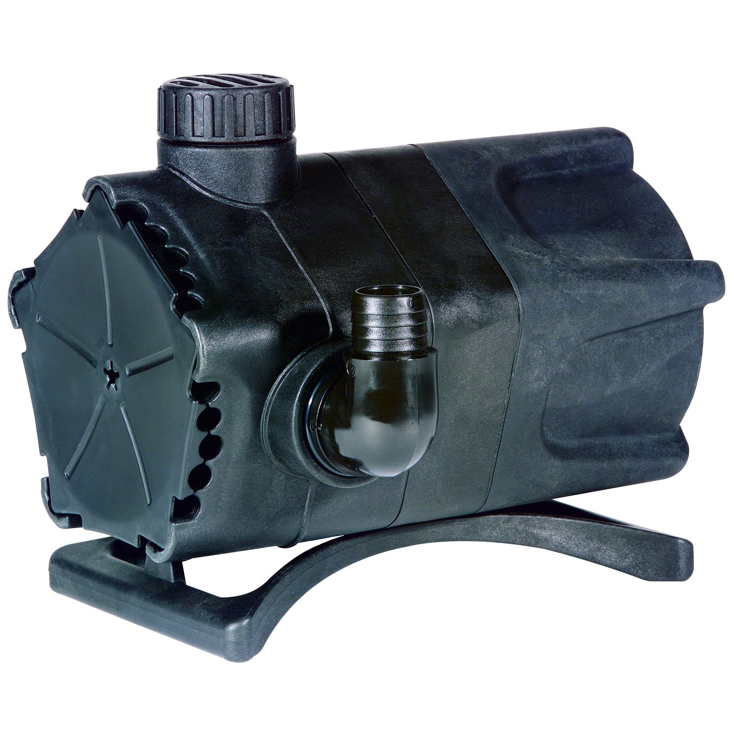 Little Giant WGP-95-PW 115 Volt, 4280 GPH Dual Discharge Direct Drive Submersible Waterfall and Pond Pump, Black, 566407