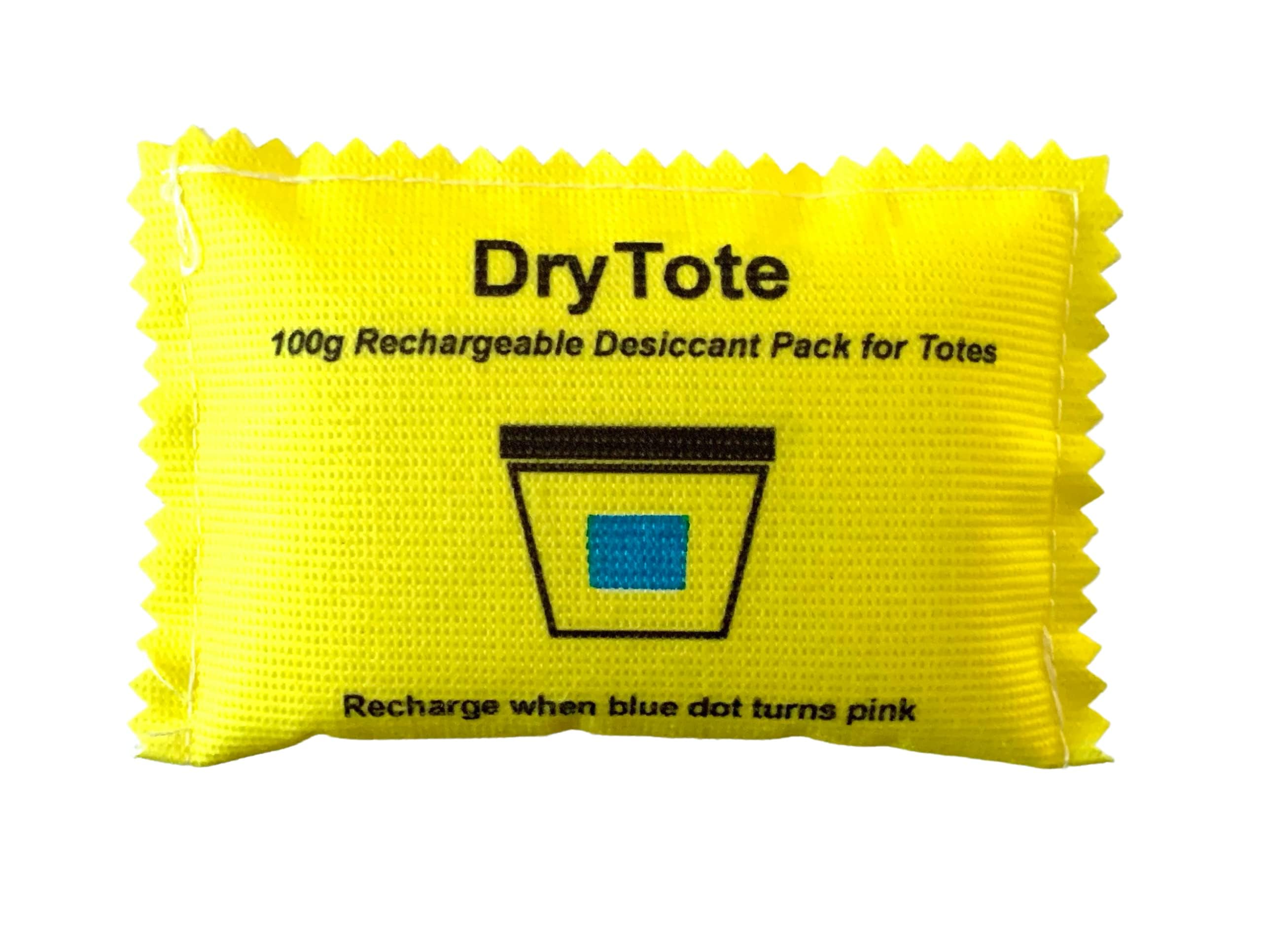 100g Rechargeable Desiccant Pack of 50 - Moisture Absorbing Bag - Desiccant Dehumidifier for Storage Bins and Totes