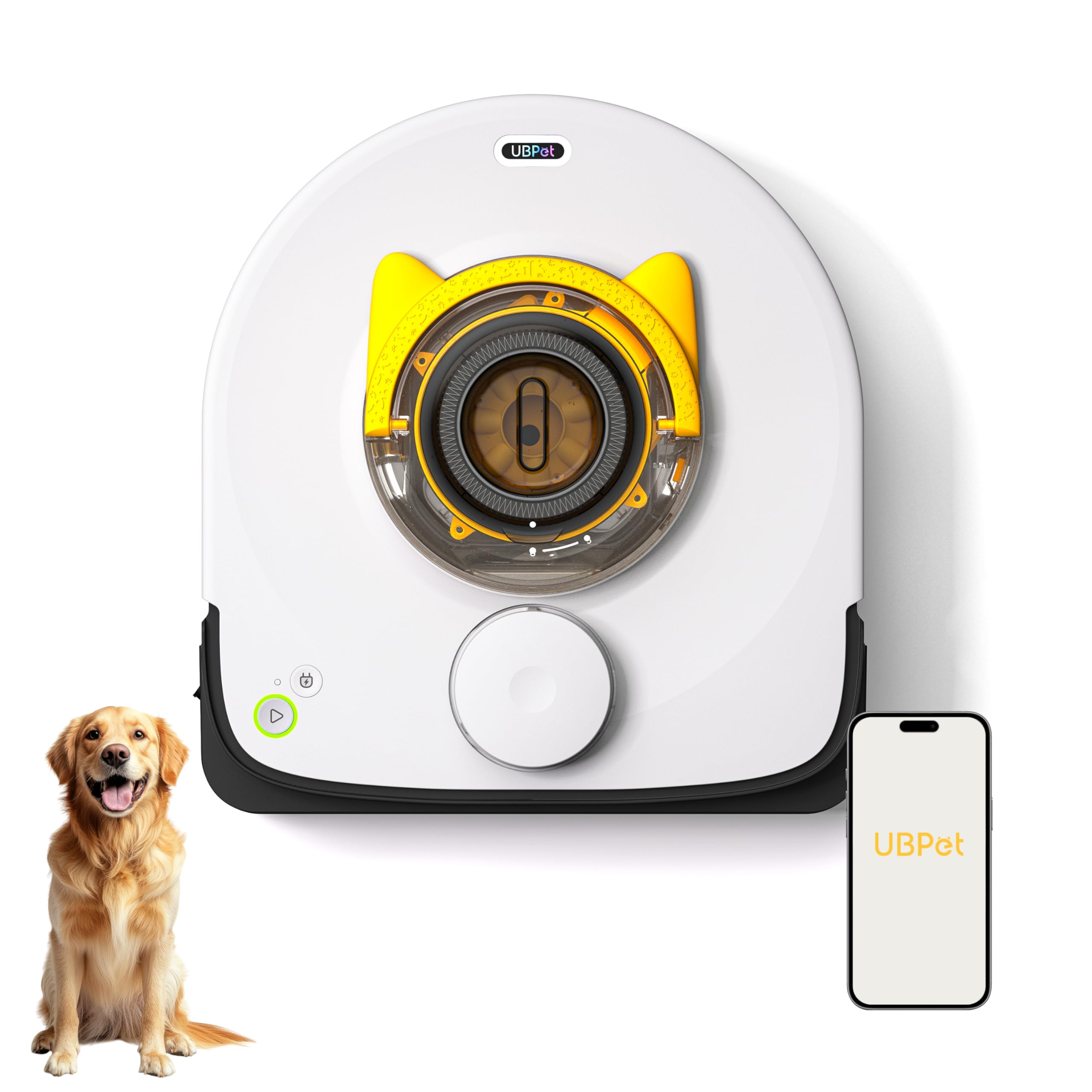 UBPET Automatic Robot Vacuum Cleaner 2025 Upgrade - 22,000Pa Ultra-Strong 4-Stage Adjustable Suction, Smart Wi-Fi/App Robotic Vacuum for Carpet & Pet Hair Tangle-Free