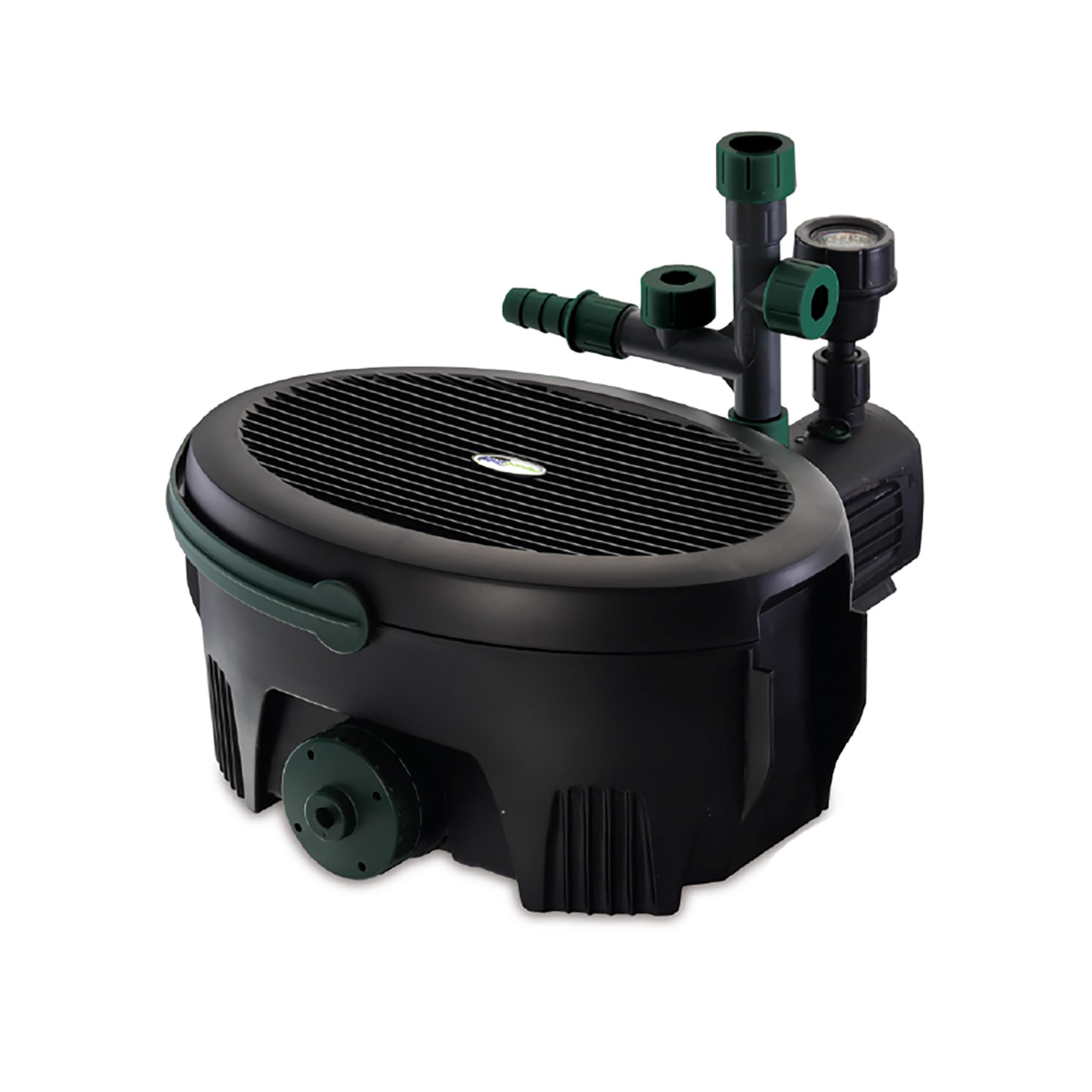 Pennington Aquagarden, Inpond 5 in 1 Pond & Water Pump, Filter, UV Clarifier, LED Spotlight and Fountain, All in One solution for a Clean, Clear, and Beautiful pond, for Ponds up to 600 Gallons
