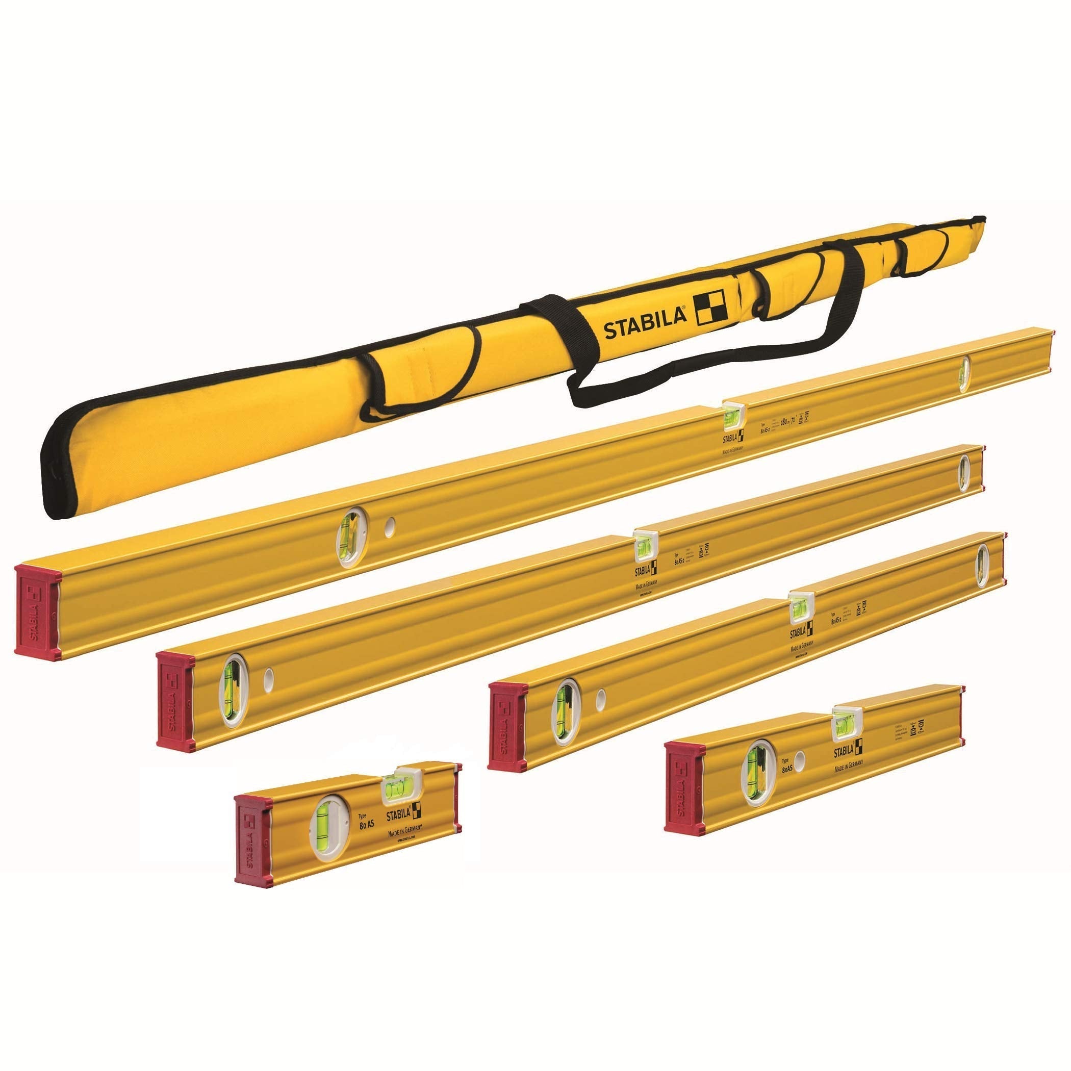 Stabila STAB-29872 80 AS-2 5 Level Set,Black
