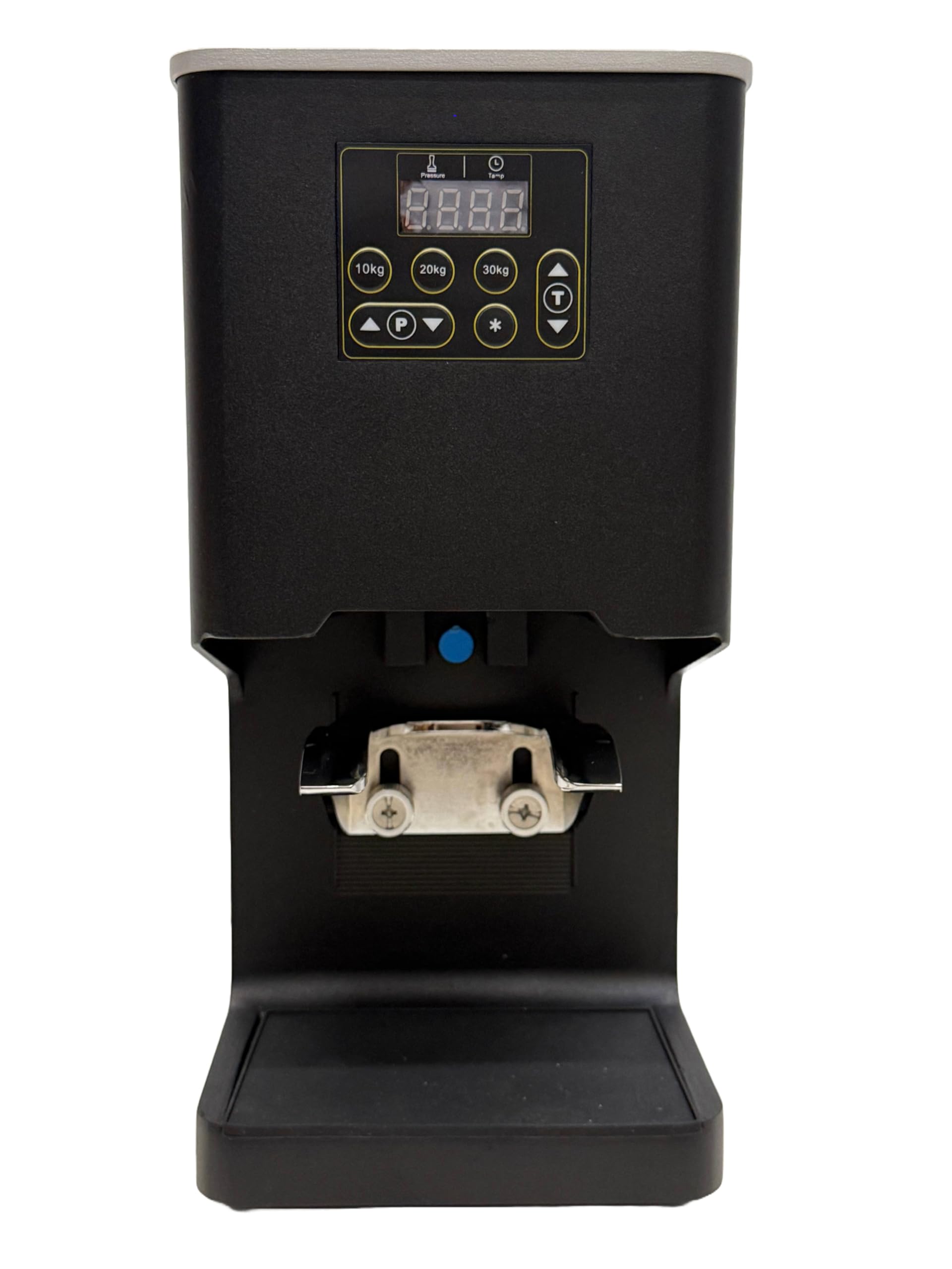 Electronic Automatic Coffee Tamper Machine - Precision Press for Perfect Espresso for Home & Commercial. Adjustable Pressure, Multi-Tamp, Hands Free Operation, Height Adjustable for Wide Range (Black)