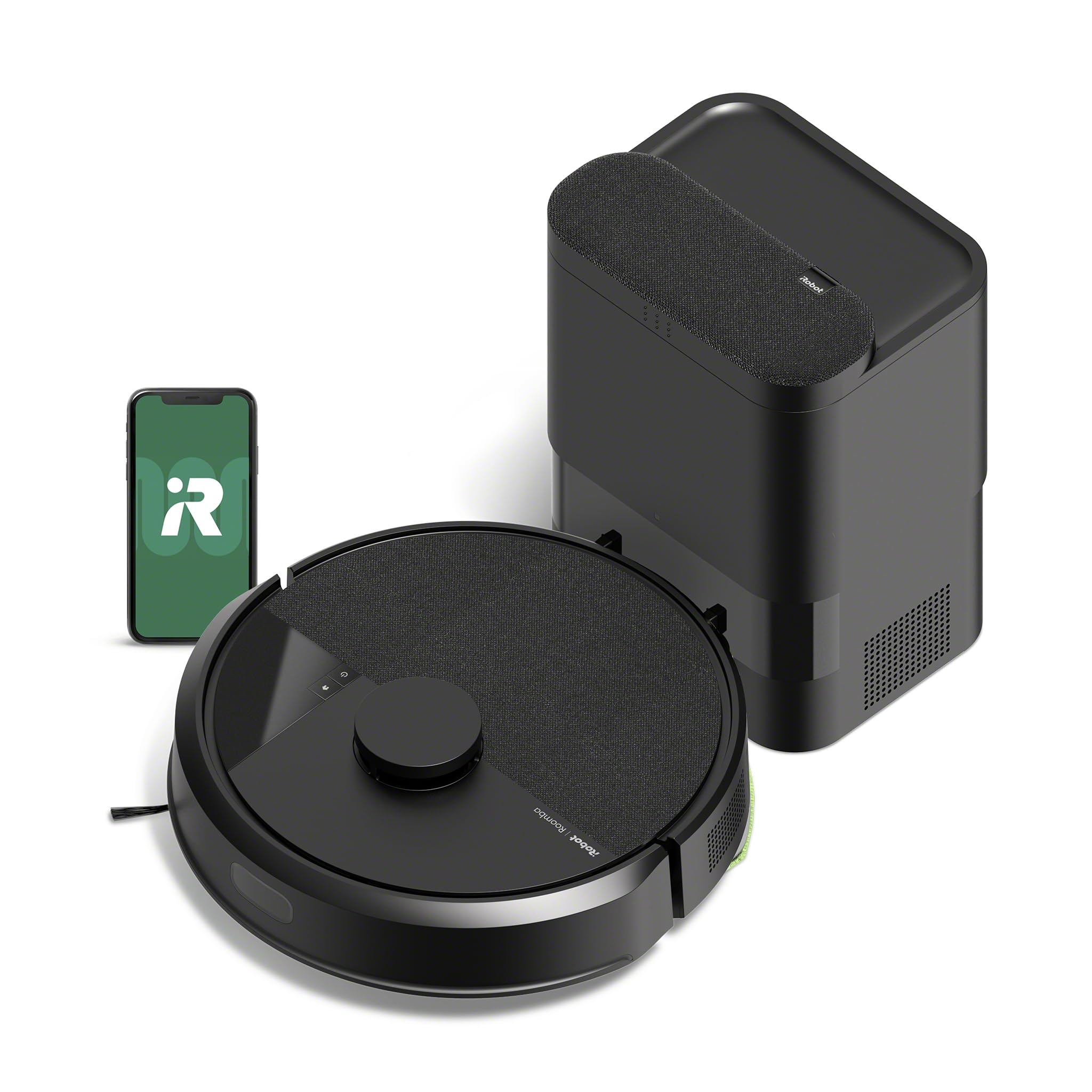Roomba 105 Vac Robot Vacuum + AutoEmpty Dock - Self-Empties for 75 Days, Easy to use, Intense Power-Lifting Suction, LiDAR Navigation, Multi-Surface Cleaning, Cleans in Neat Rows, Works with Alexa