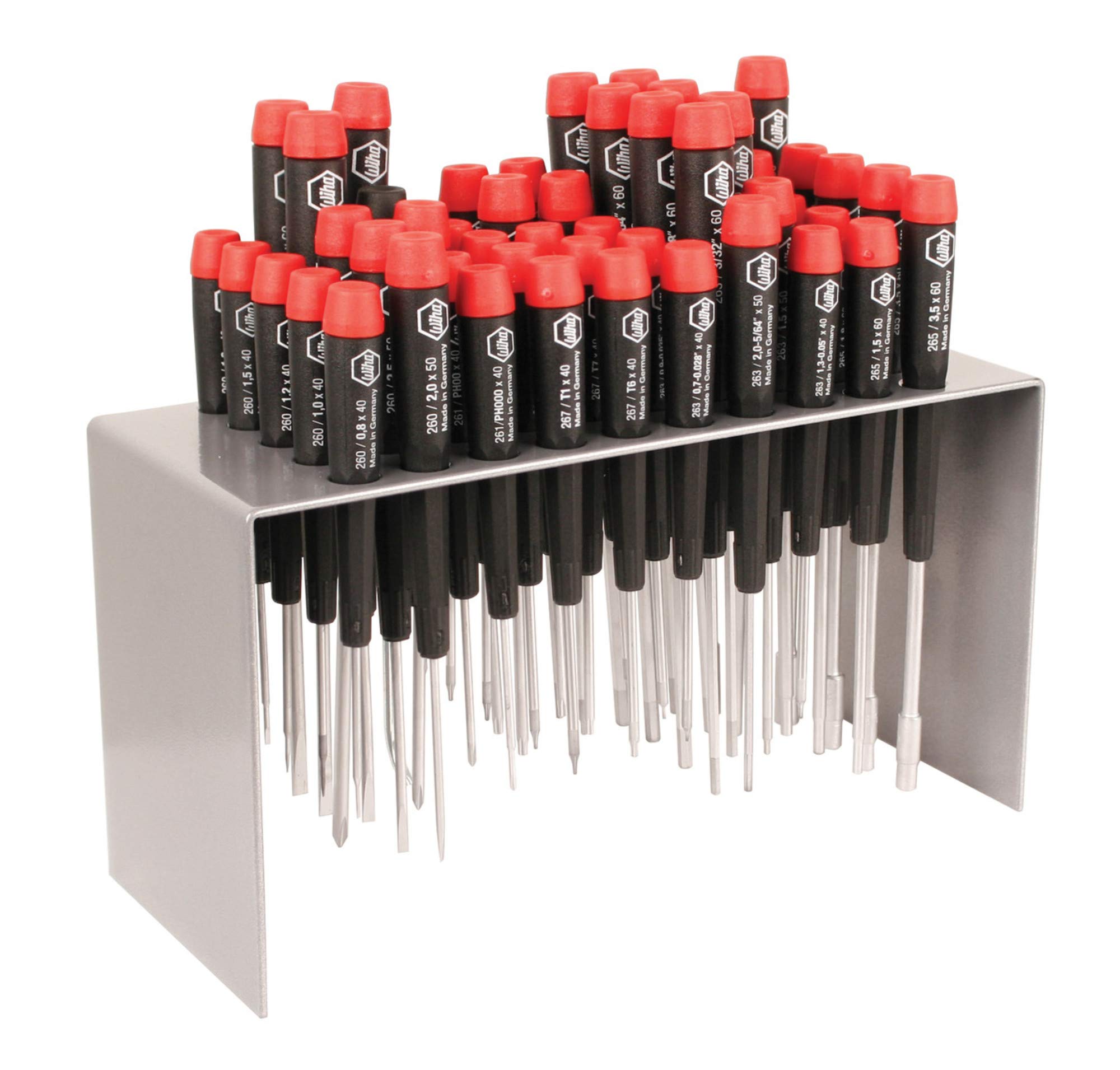 Wiha 92190 Master Technicians Bench Top Set, 50 Piece, Black