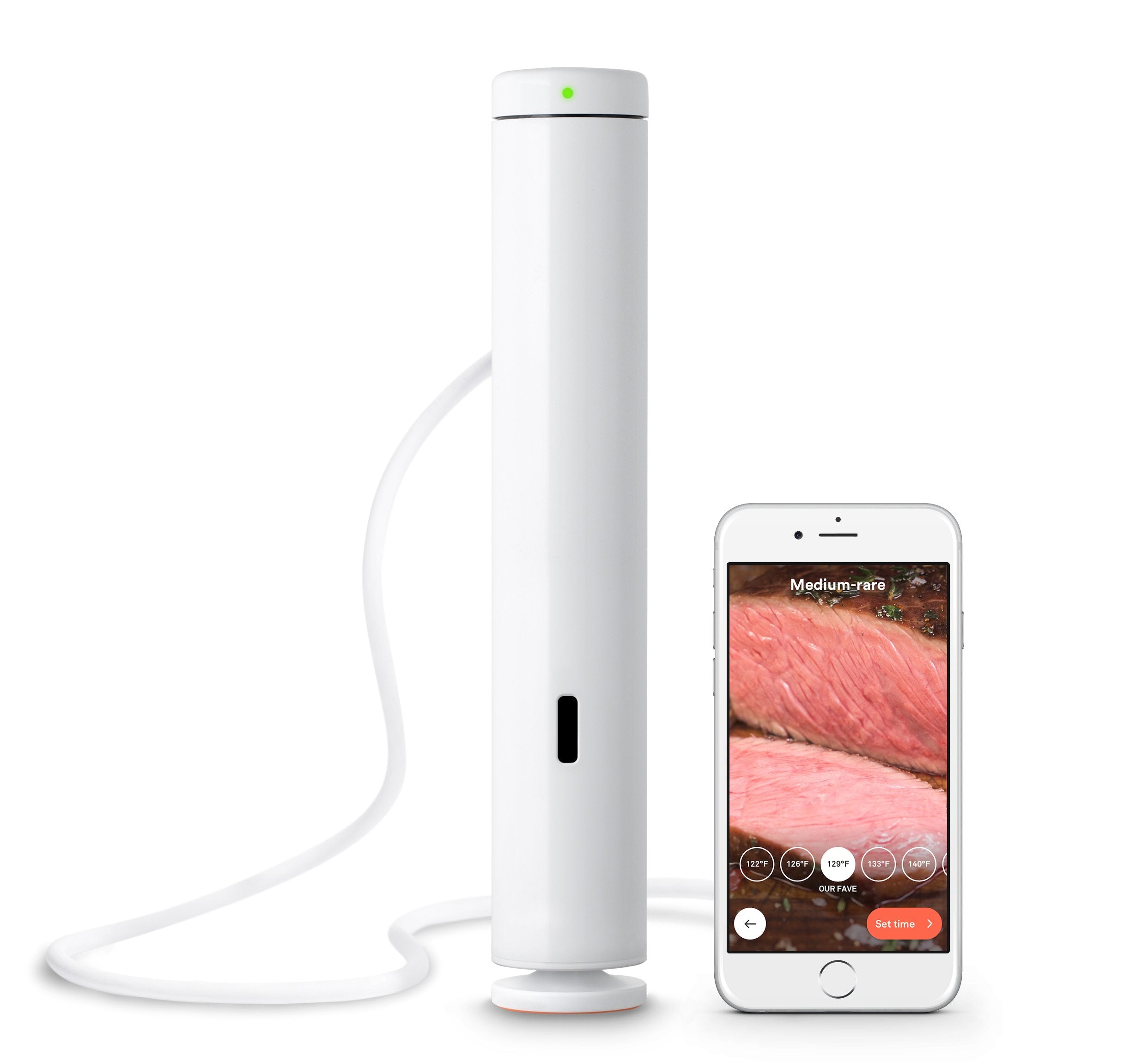 ChefSteps 4186JW120B Joule Sous Vide Slow Cooker, 11 x 1.9 x 1.9 inches, White