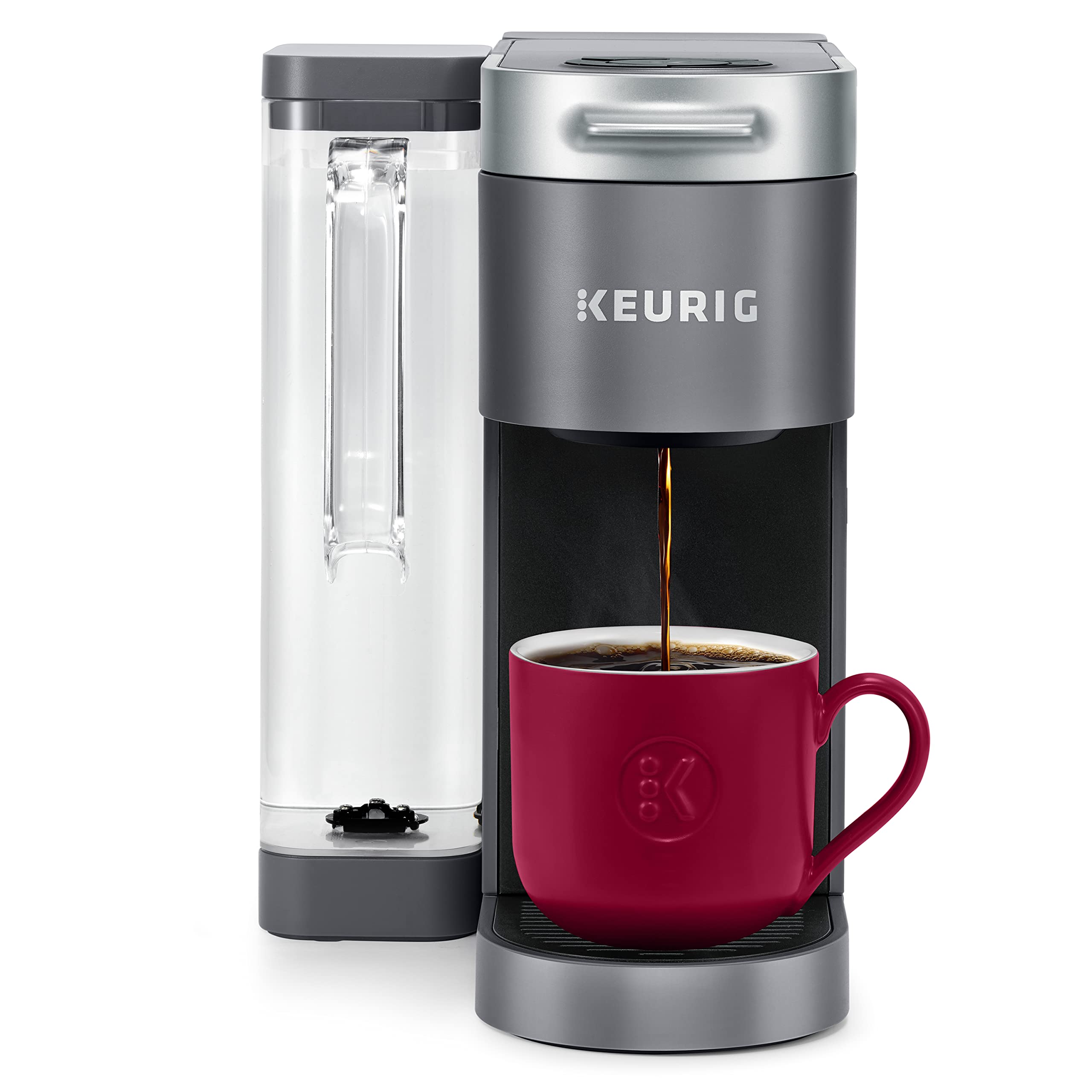 Keurig K-Supreme Coffee Maker, Single Serve K-Cup Pod Coffee Brewer Machine, With MultiStream Technology, 66 Oz Dual-Position Reservoir, and Customizable Settings, Gray
