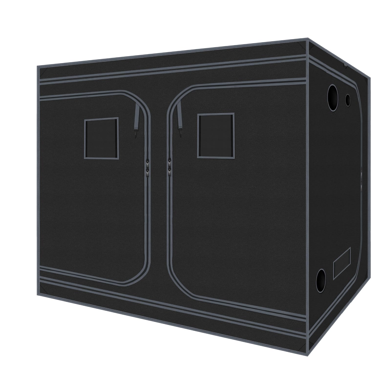Grow Tent, 120"x60"x78" Hydroponic Mylar Grow Tent Reflective Garden Growing Dark Room with Observation Window, Removable Floor Tray for Indoor Plant Growing 10x5