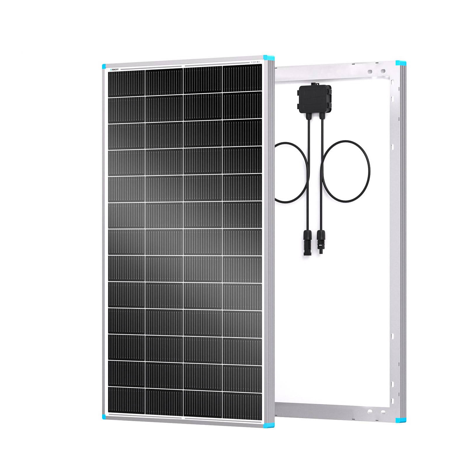 Renogy 16BB N-Type 200 Watt 24V Solar Panel, 24 Volt 200W Solar Panel 25% High-Efficiency, PV Module Power Charger for RV Marine Cabin Roof Home Farm Battery and Other Off-Grid Applications