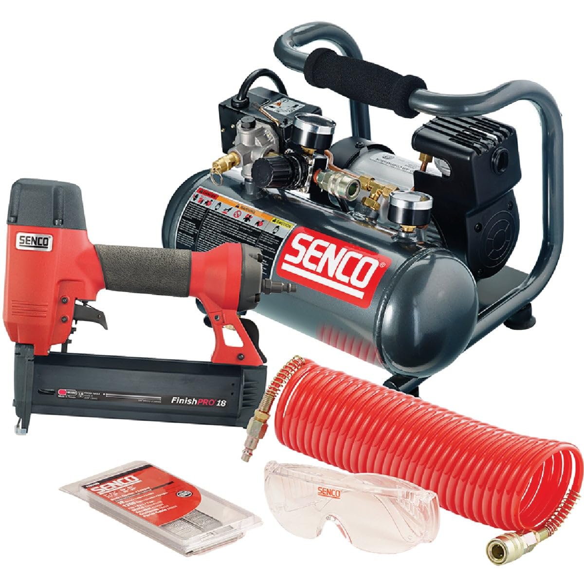 Senco PC0947 18-Gauge Brad Nailer Compressor Combo Kit