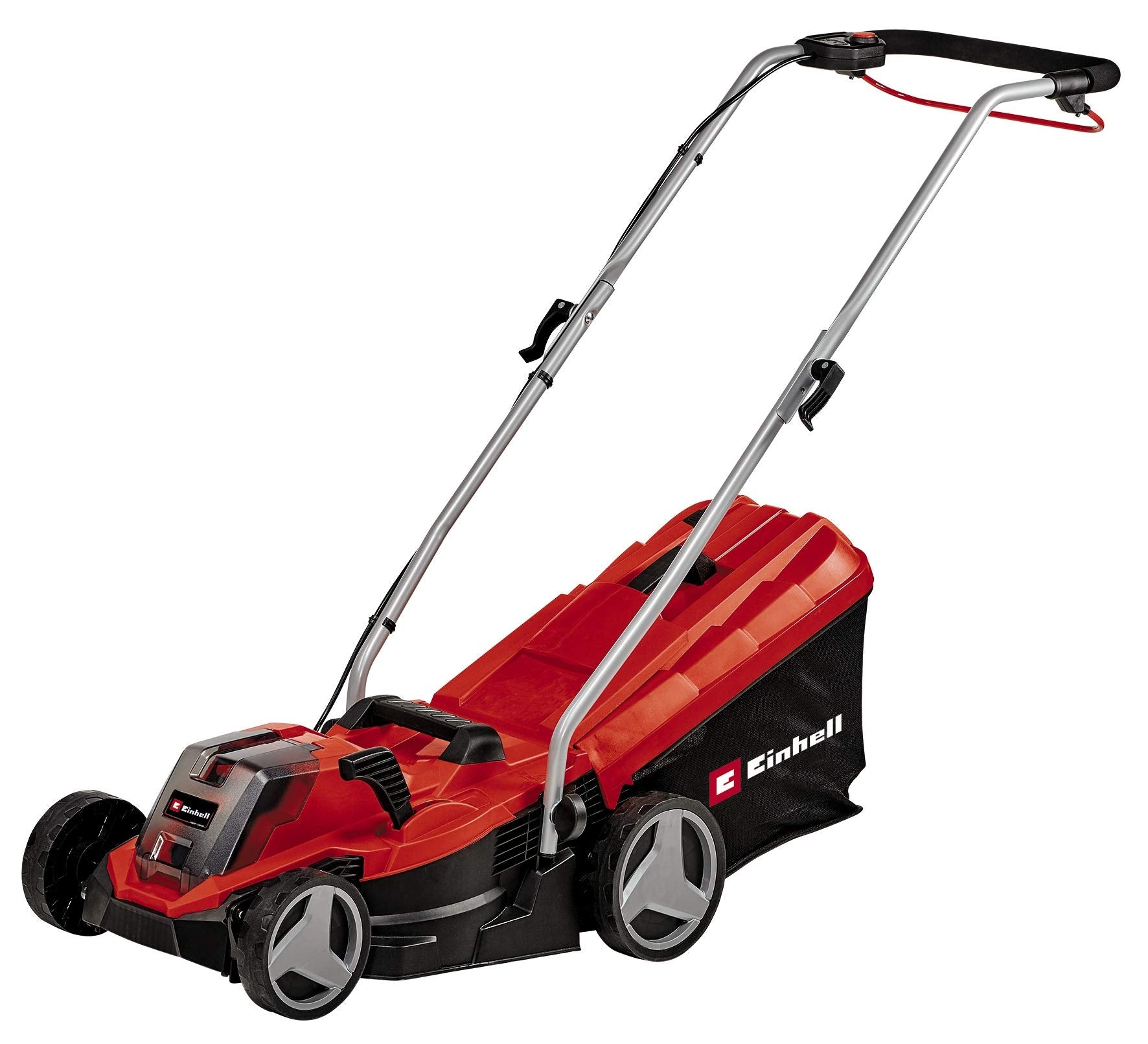 Einhell Power X-Change 18/33 Cordless Lawnmower - 18V, Brushless Motor, 33cm Cutting Width, 30L Grass Box, 5 Cutting Heights - GE-CM 18/33 Li Solo Battery Lawn Mower (Battery Not Included)