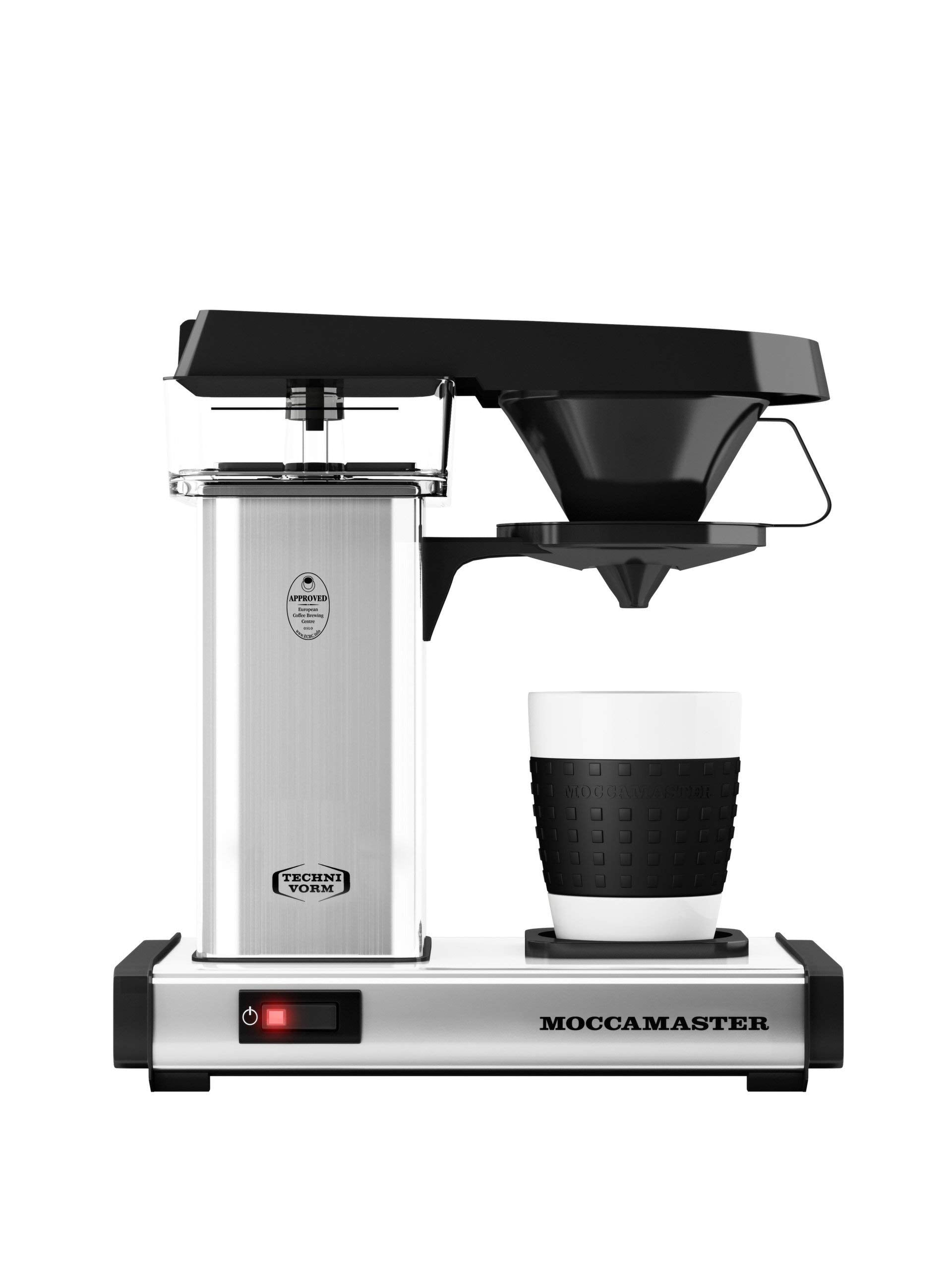 Technivorm Moccamaster 69212 Cup One, One-Cup Coffee Maker 10 Ounce Polished Silver