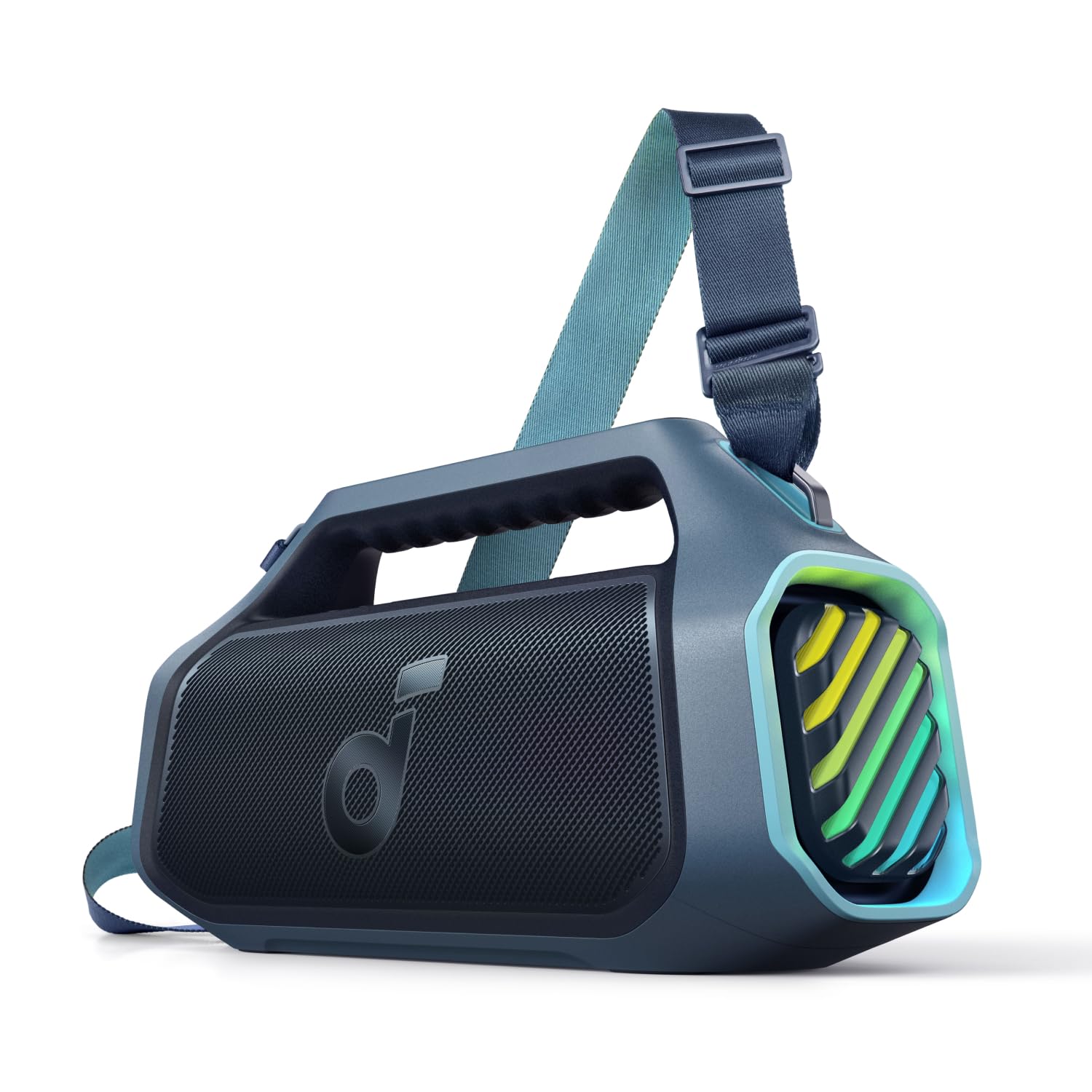 soundcore Boom 2 Plus By Anker, Outdoor Speaker, 140W, 2+2 Channel, BassUp 2.0, 20H Playtime, Fast Charge, IPX7 Waterproof, RGB Lights, Power Bank, Bluetooth 5.3, Portable for Outdoors, Camping, Beach