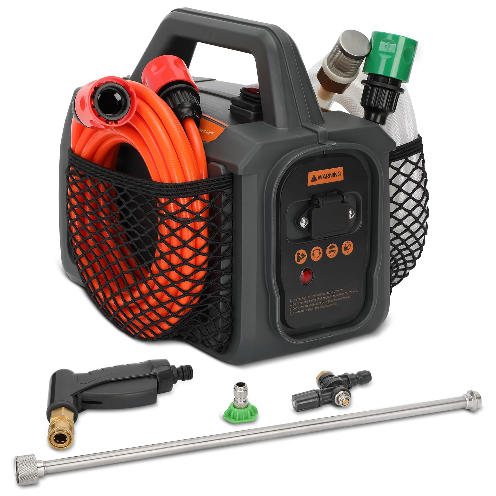 Updated ZPB140 Port A Blaster HVAC Coil Cleaning Sprayer,Portable Coil Jet Cleaner,HVAC Pressure Washer for AC 120V 80W Indoor or Outdoor Cleaning, Flow Rate 4L/min, Working Pressure 0.7-1.0MPa