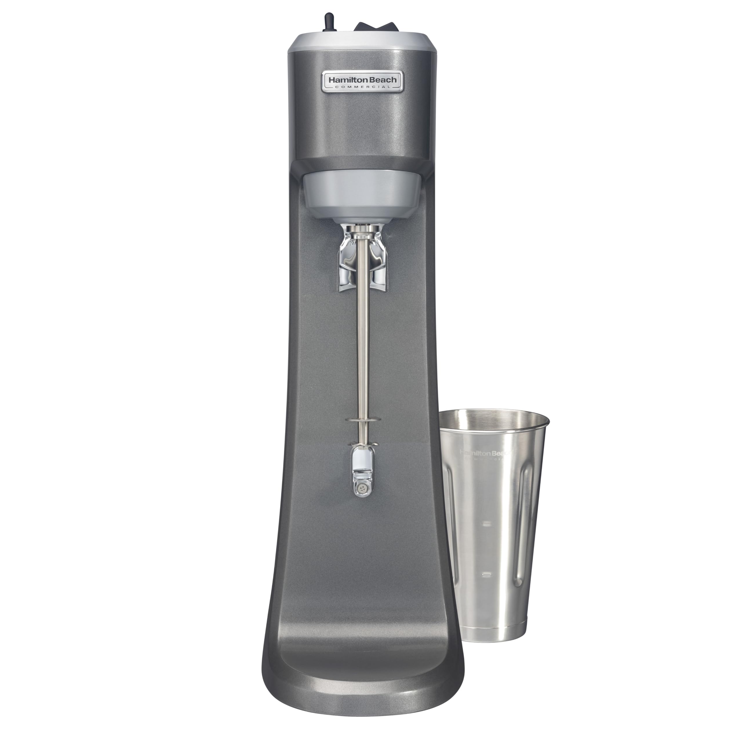 Hamilton Beach Commercial Drink Mixer, Single-Spindle for Ice-Cream Shops and Bars, Grey