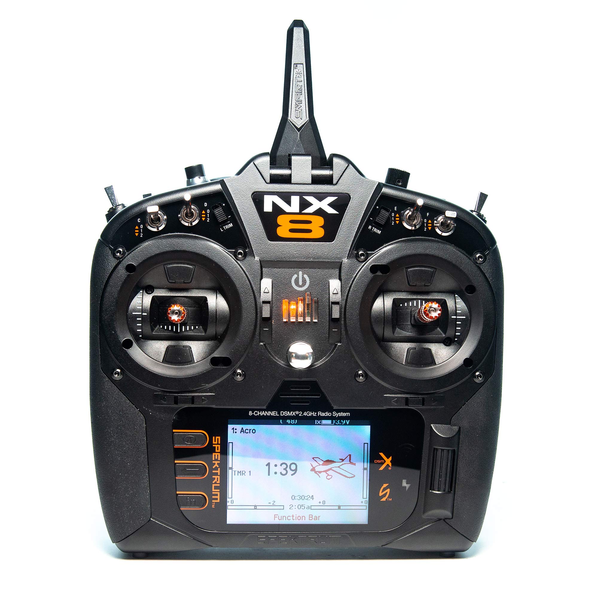 Spektrum NX8 8-Channel DSMX Transmitter Only, SPMR8200, Black