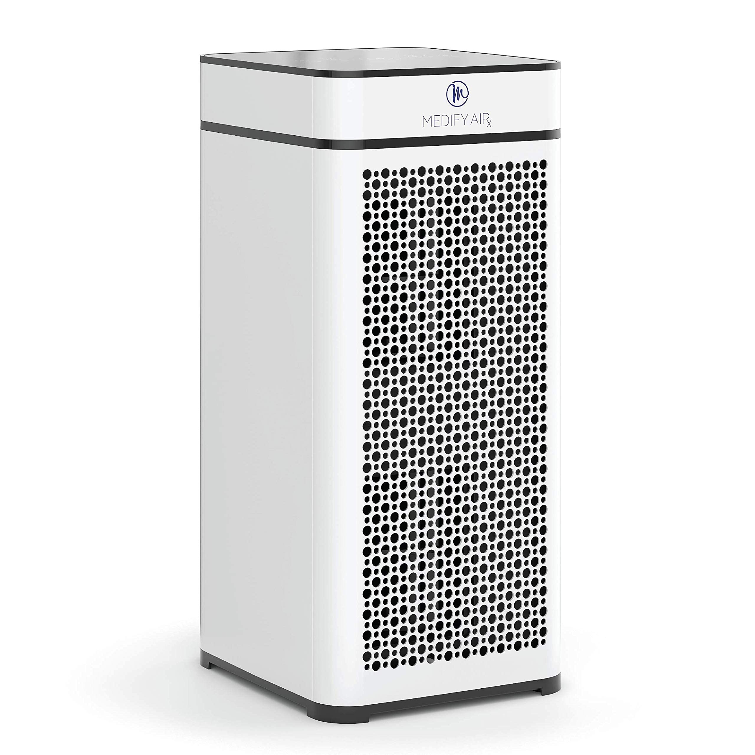 Medify MA-40 Air Purifier with True HEPA H13 Filter | 1,793 ft² Coverage in 1hr for Smoke, Wildfires, Odors, Pollen, Pets | Removal to 0.1 Microns | White, 1-Pack