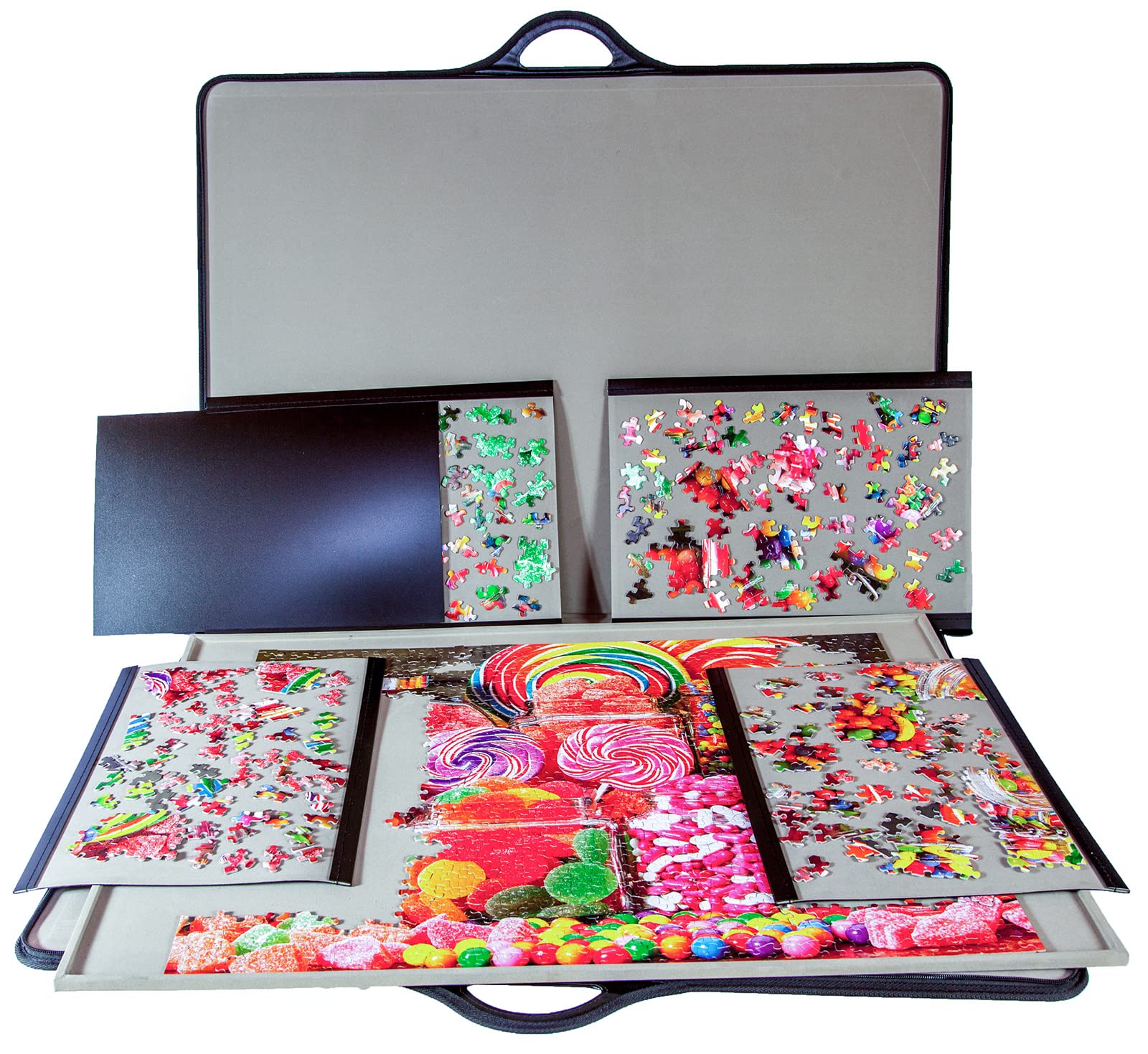 jigthings – Jigsort 1500 – Jigsaw Puzzle Board with Carry Case for Puzzles up to 35.5" x 25.5". Saves and Stores Most 1500 Piece Puzzles