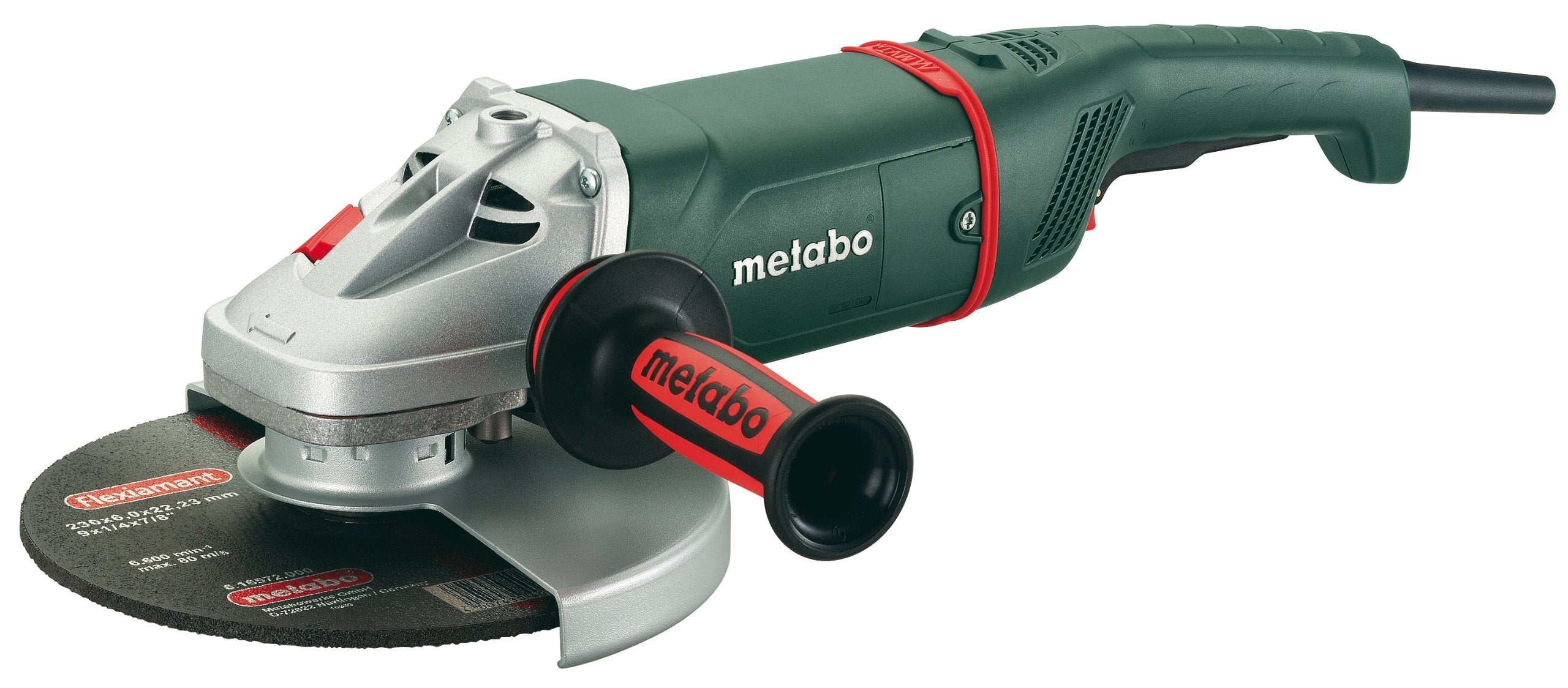 Metabo W24-230 6,600 RPM 15.0 AMP 9-Inch Angle Grinder
