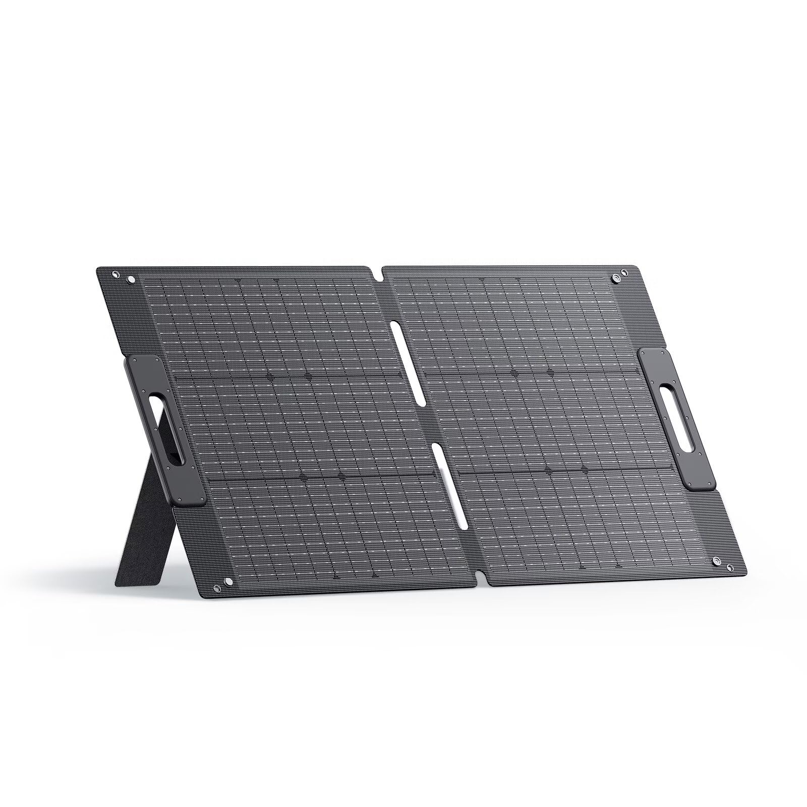BLUETTI 100W Solar Panel for Portable Power Station EB3A AC2A AC50B AC70 AC180 AC200L Elite 200 V2 AC300 B300K Handsfree 1 & 2, Foldable Solar Charger with Adjustable Kickstands for RV, Camping