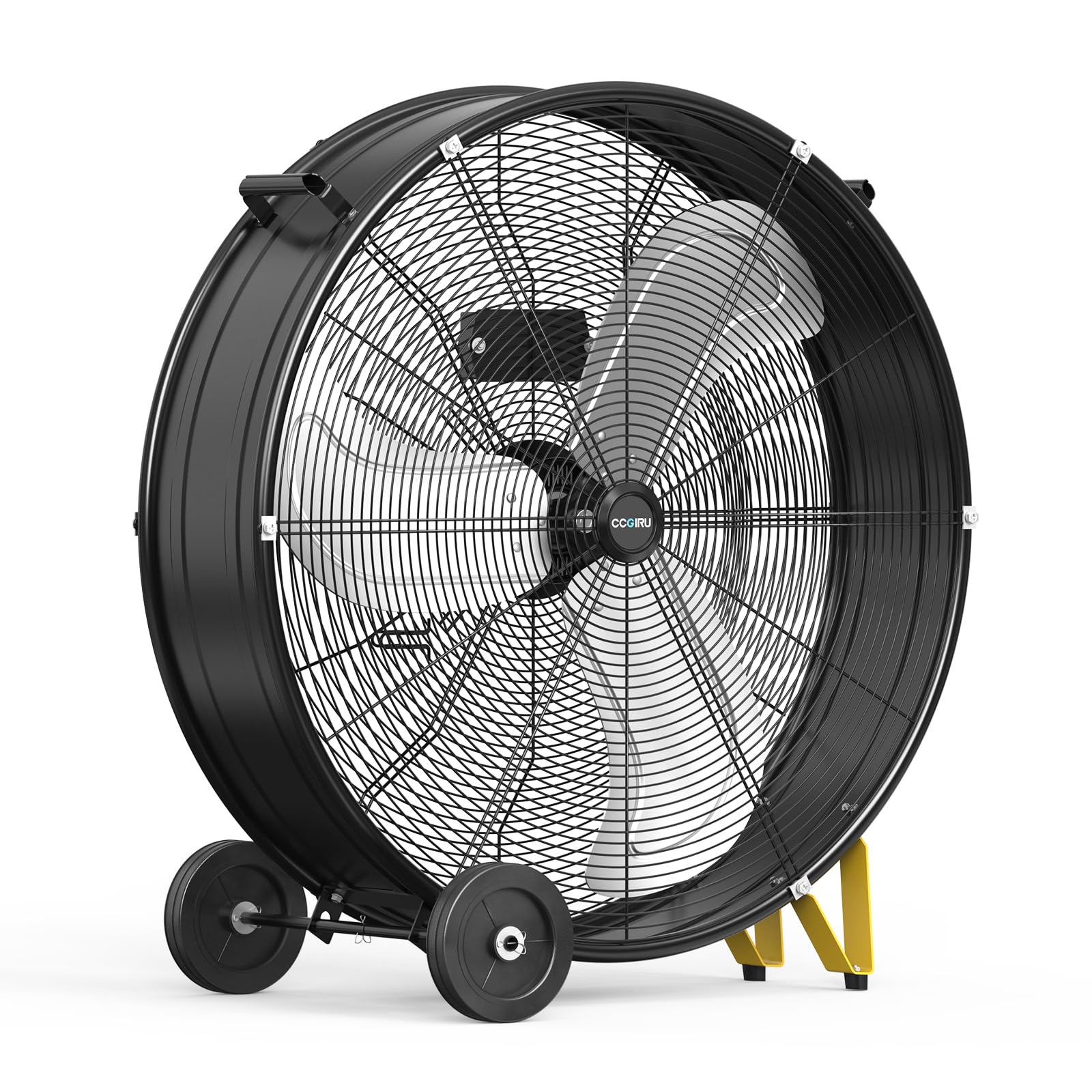CCGIRU 14000 CFM 30" High Velocity Industrial Drum Fan, 3-Speed Heavy Duty Industrial Shop Fan for Warehouse, Workshops, Garage, Factory and Basement - UL Safety Listed