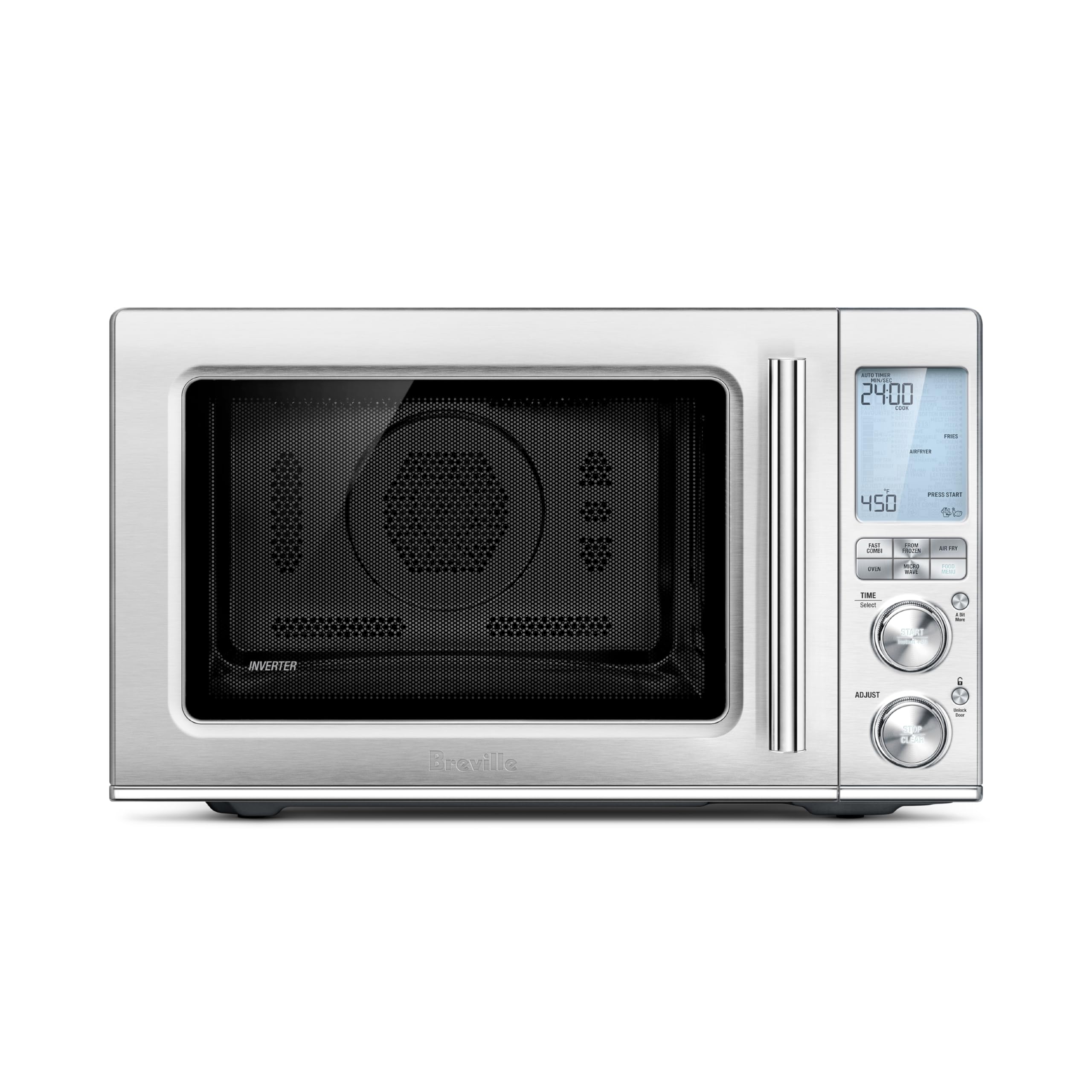 Breville BMO870BSS1BUC1 Combi Wave 3-in-1 Microwave, Brushed Stainless Steel