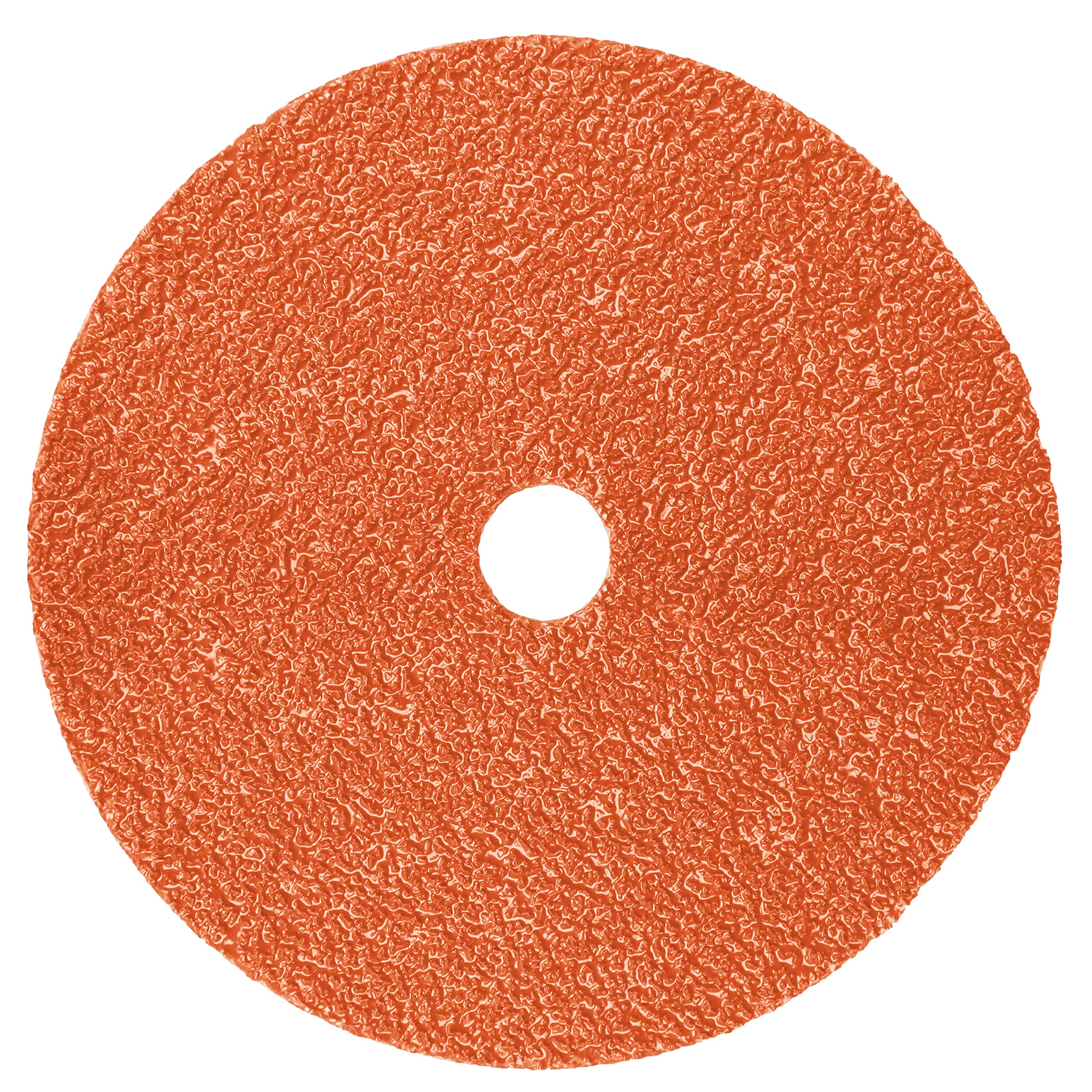 3M Fibre Disc 987C - 36+ Grit Metal Grinding Disc - Ceramic Precision Shaped Grain - For Angle Grinders - 7" x 7/8" Center Hole Orange