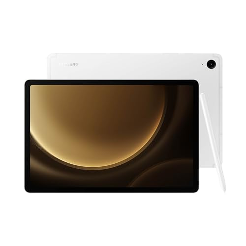 Samsung Galaxy Tab S9 FE 10.9” 128GB WiFi Android Tablet, Large Display, Long Battery Life, Powerful Processor, S Pen, 8MP Camera, Lightweight Durable Design, Expandable Storage,US Version 2023,Silver