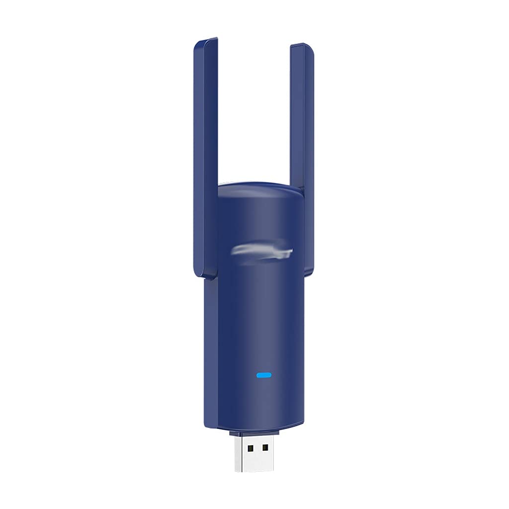 WEIWO Adapter 1300Mbps 5Ghz Compatible 4.2 Ethernet 2 * 3dbi Antenna PC for Computer BT4.2 Music Receiver Card