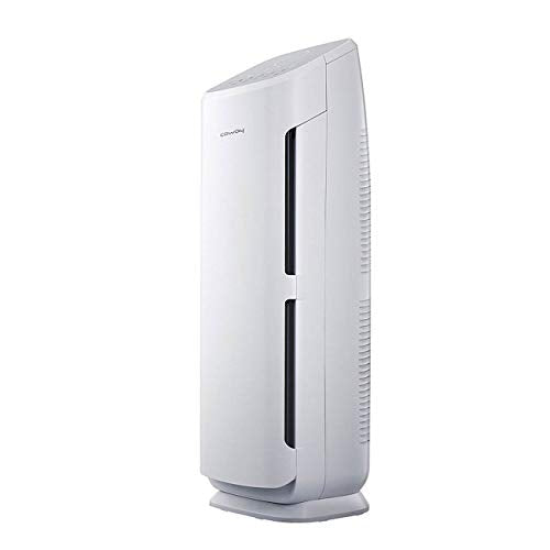 Coway Tower True HEPA air purifier with Air Quality Monitoring, Auto Mode, Timer, Filter Indicator, White (AP-1216L)