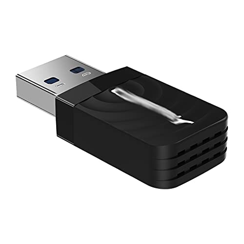 WEIWO 5G Network Card 1300Mbps Ac Adapter Band 2.4g+5g 3.0 Ethernet Dongle Antenna Soft AP for PC Laptop