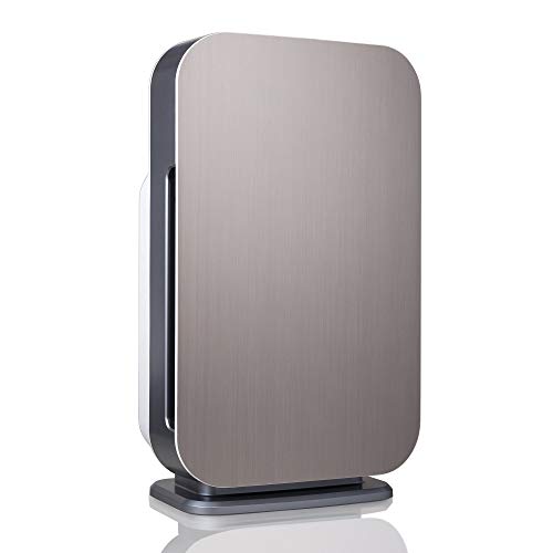Alen Air Purifier BreatheSmart Flex HEPA with Pure Filter | 1400 Sq. Ft | Perfect for Bedrooms & Home Offices - Captures Allergens, Dust, & Mold - Brushed Stainless