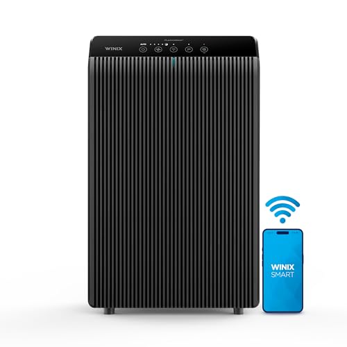 WINIX 5510 Air Purifier (New Generation of 5500-2) for Home Large Room Up to 1881 Ft² in 1 Hr, True HEPA, High Deodorization Carbon Filter and Auto Mode, Captures Pet Allergies, Smoke, Dust.