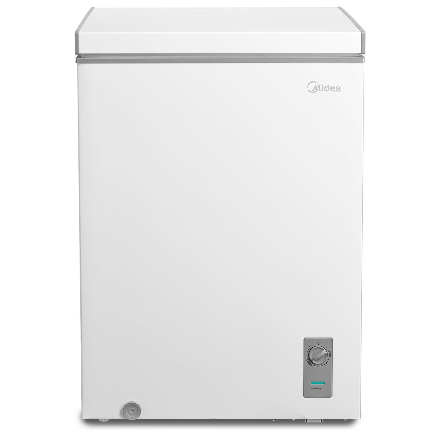 Midea MERC05C4BAWW Cubic Feet Chest Freezer, 5.1 Cu.ft-Convertible, White