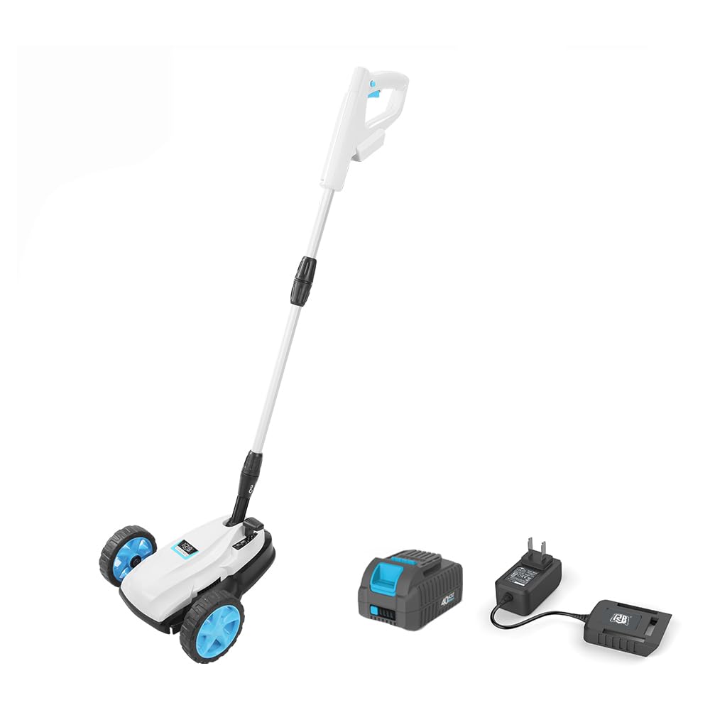 40V Brushless Lawn Mower Cordless 9 in Small Handy Lawn Mowers Lightweight for Lawns up to 540 sp.ft with Mulching Function & 3 Height Adjustments with Battery and Charger