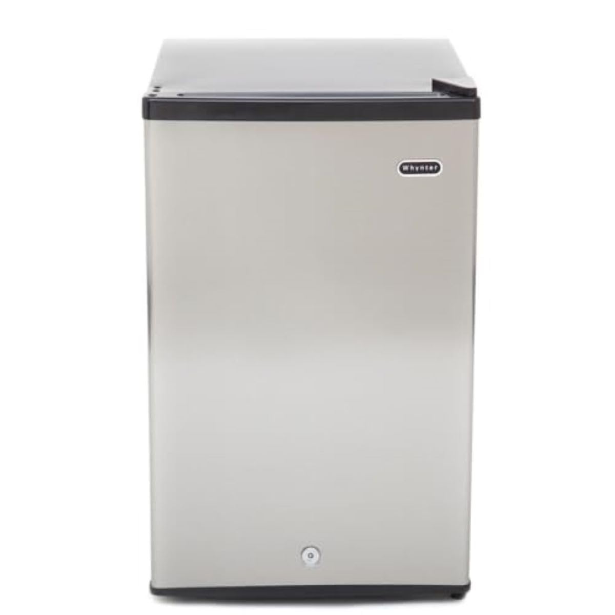 Whynter CUF-210SS Mini Foot Rated Small Upright Freezer With Lock, Stainless Steel, 2.1 Cubic Feet