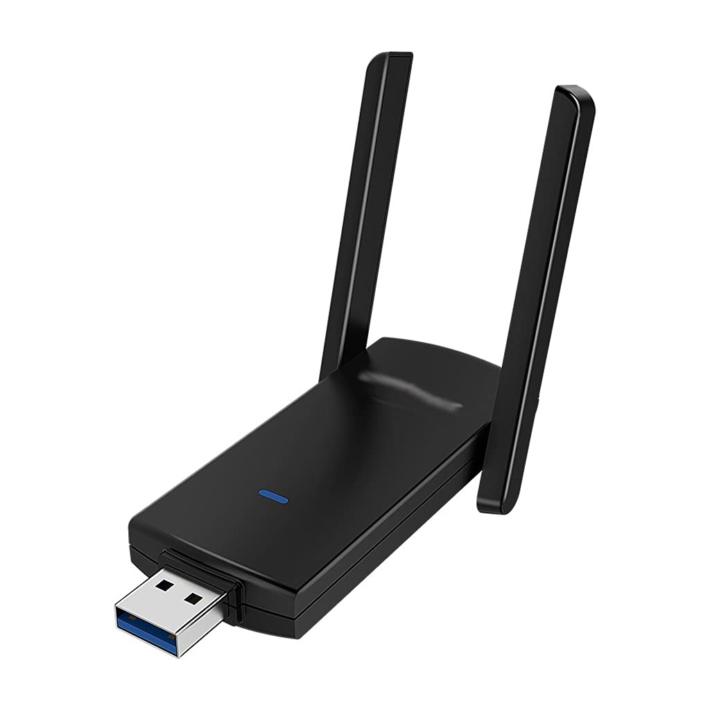 WEIWO 1300Mbps 5GHZ 2.4Ghz Band Adapter Network LAN Card PC Receiver 2 * 2dbi Antenna