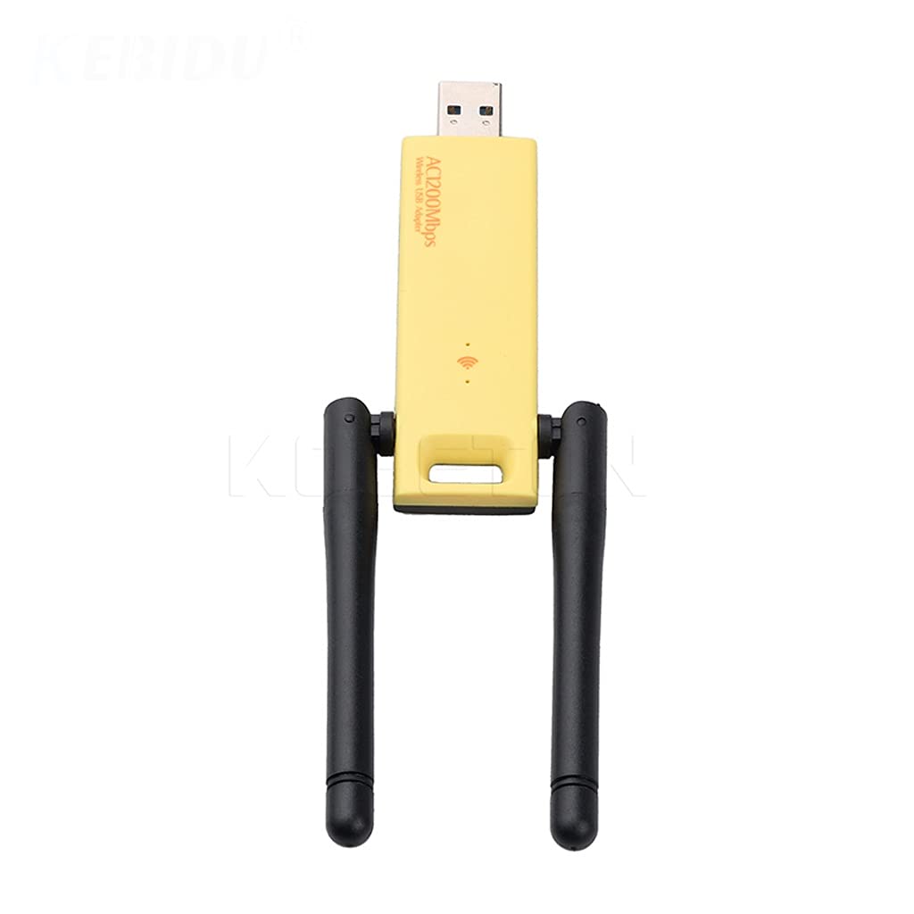 WEIWO 1200Mbps Network Card Band Adapter RTL8812 USB3.0 Network Adapter 2.4GHz 5.0GHz Ethernet