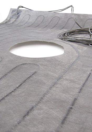 Nuheat Shower Mat 120 Volt, 32" x 32" with 5 Inch Center Drain Hole F032032-S