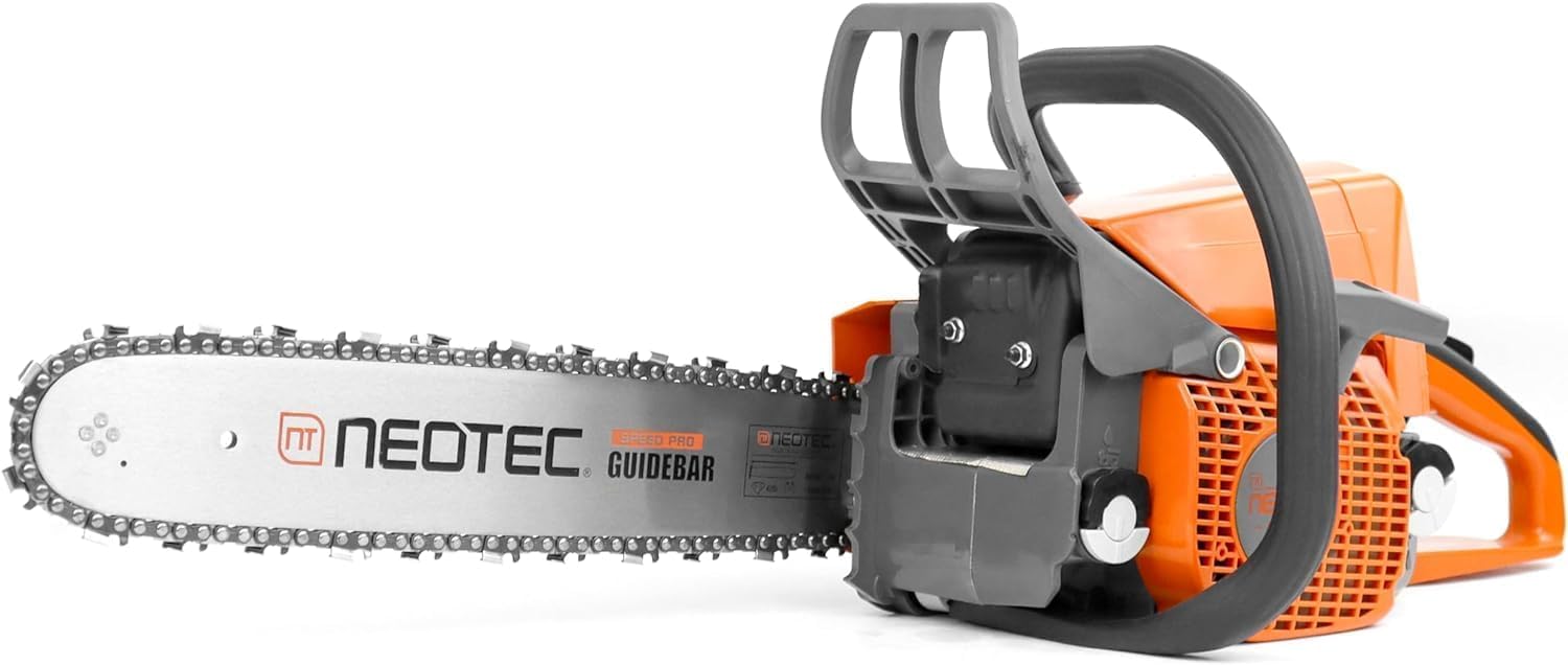 NEOTEC 45.4cc Gas Chainsaw, NS846 Powerhead with 16 Inch Guide Bar and Chain, Power Chain Saw 3.0 HP 2,24KW, All Parts Compatible with MS250 MS230 MS210 025 023 025 Chainsaw